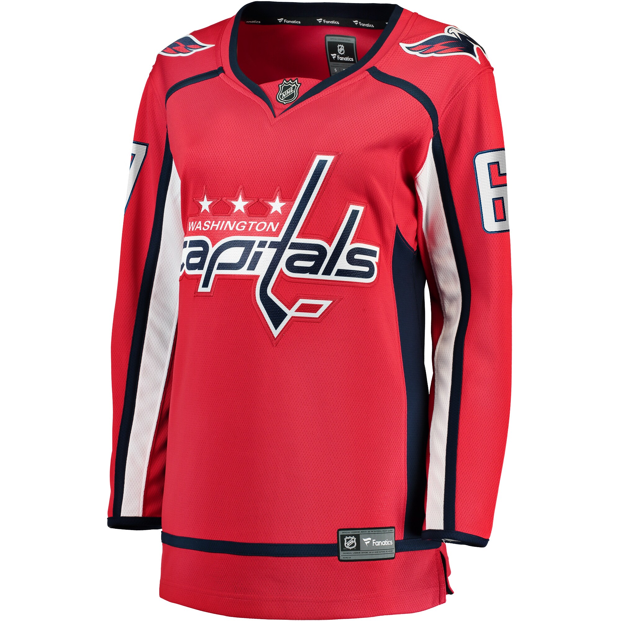 Alternative view of Women's Washington Capitals Max Pacioretty Red Home Breakaway Player Hockey Jersey - JS453 