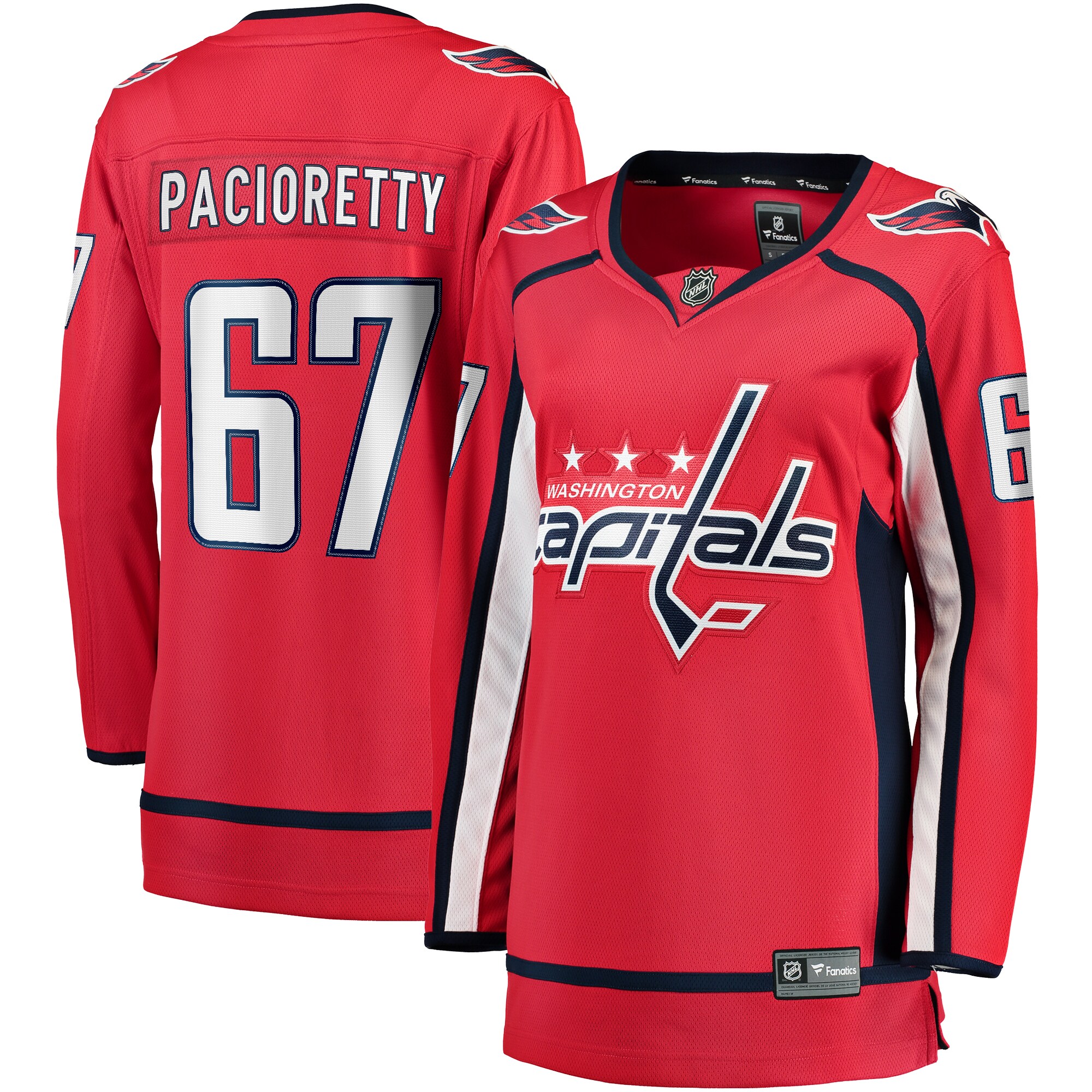 Women's Washington Capitals Max Pacioretty Red Home Breakaway Player Hockey Jersey - JS453 