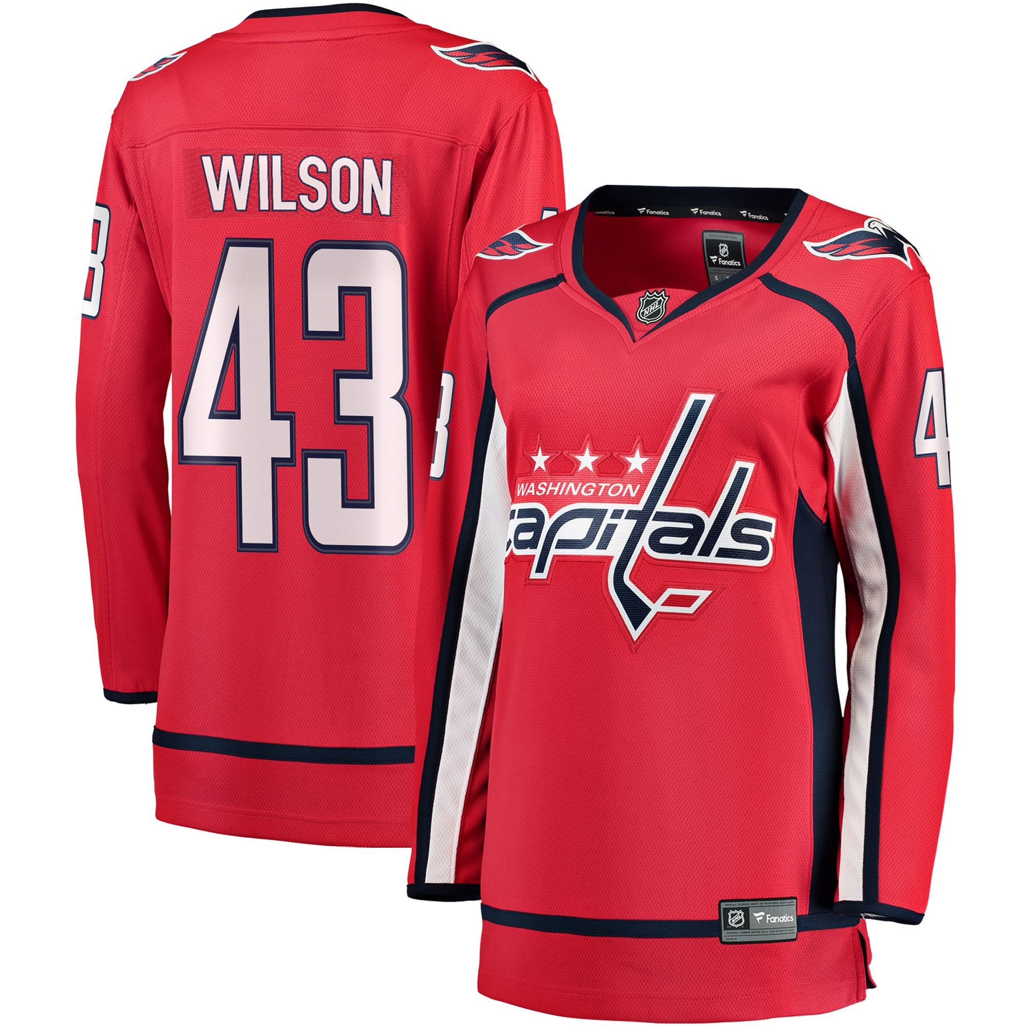 Women's Washington Capitals Tom Wilson Red Home Premier Breakaway Player Hockey Jersey - JS630 