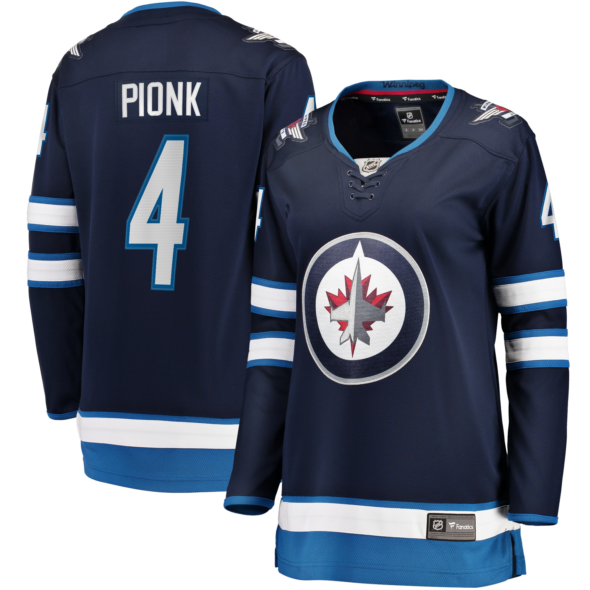 Women's Winnipeg Jets Neal Pionk Navy Home Breakaway Player Hockey Jersey - JS342 