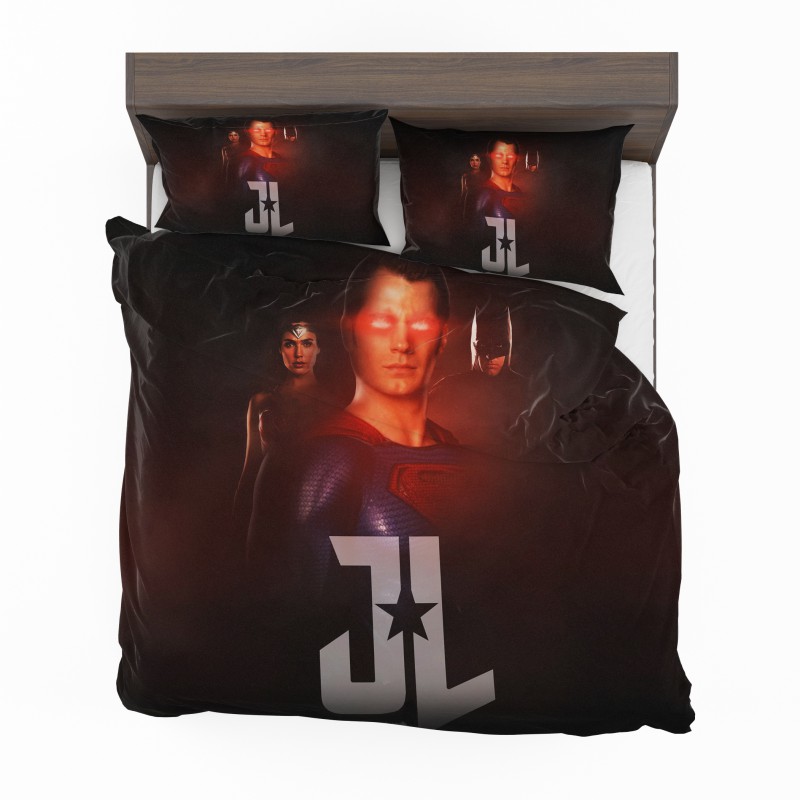 Alternative view of Wonder Woman Superman Batman Bedding Set - Custom Bedding Set