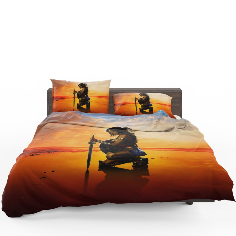 Wonder Women Gal Gadot Comforter Set - Custom Bedding Set