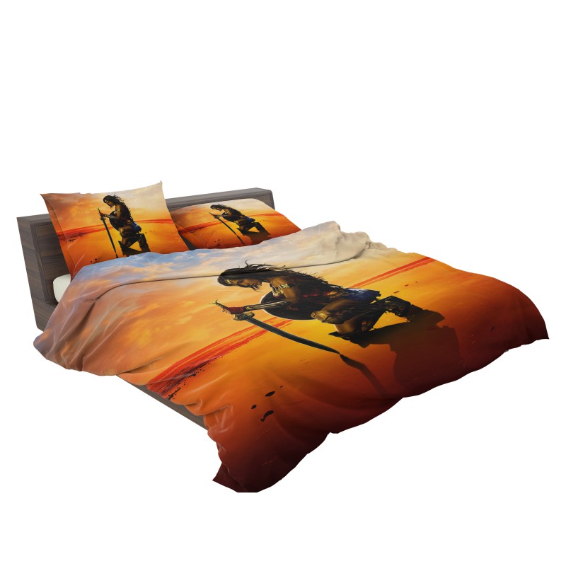 Alternative view of Wonder Women Gal Gadot Comforter Set - Custom Bedding Set