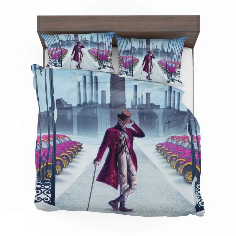 Alternative view of Wonka Movie Delectable Journey Bedding Set - Custom Bedding Set