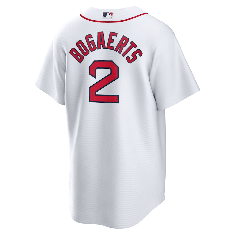 Alternative view of Xander Bogaerts 2 Boston Red Sox Home Men Jersey - White