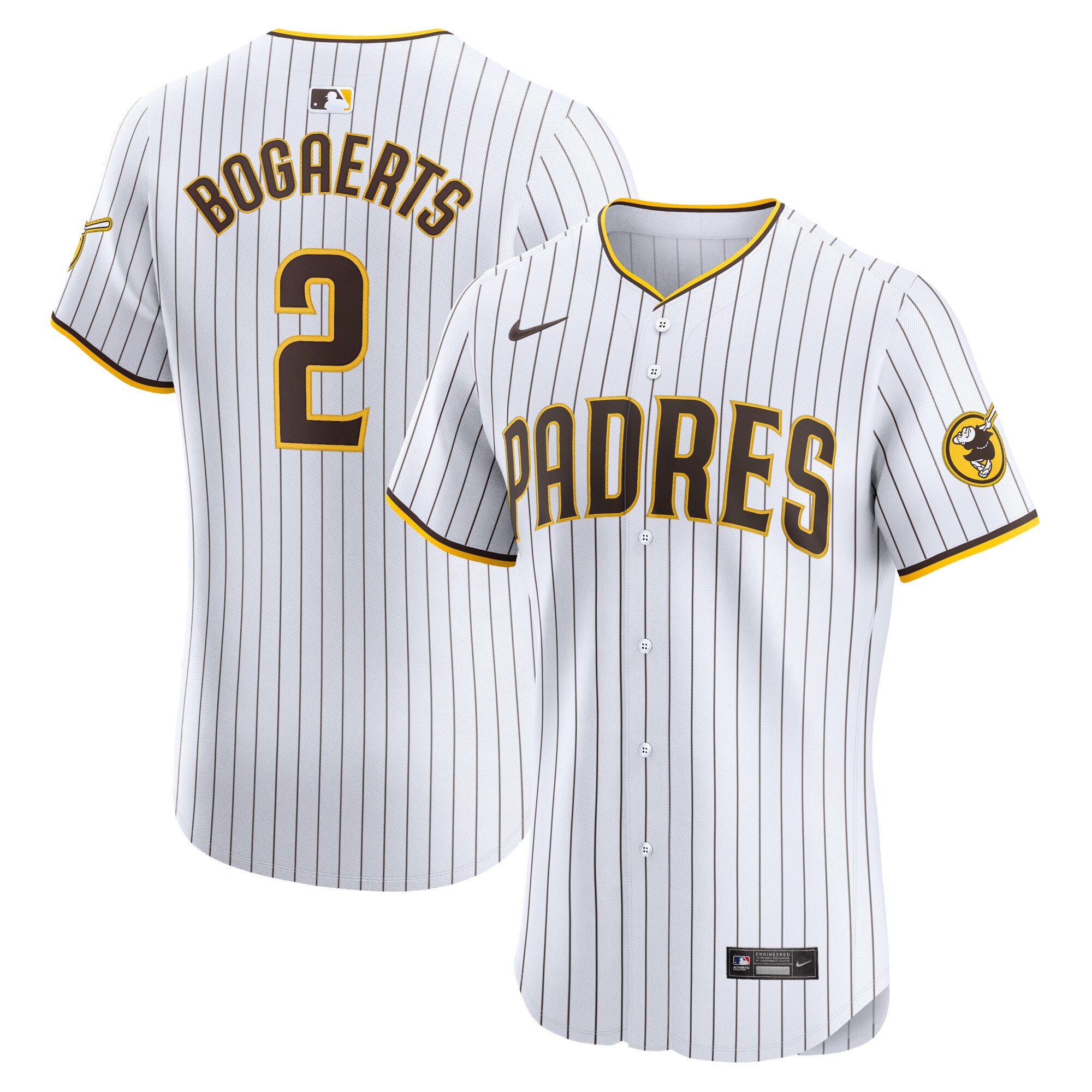 Xander Bogaerts San Diego Padres Home Elite Baseball Jersey - White
