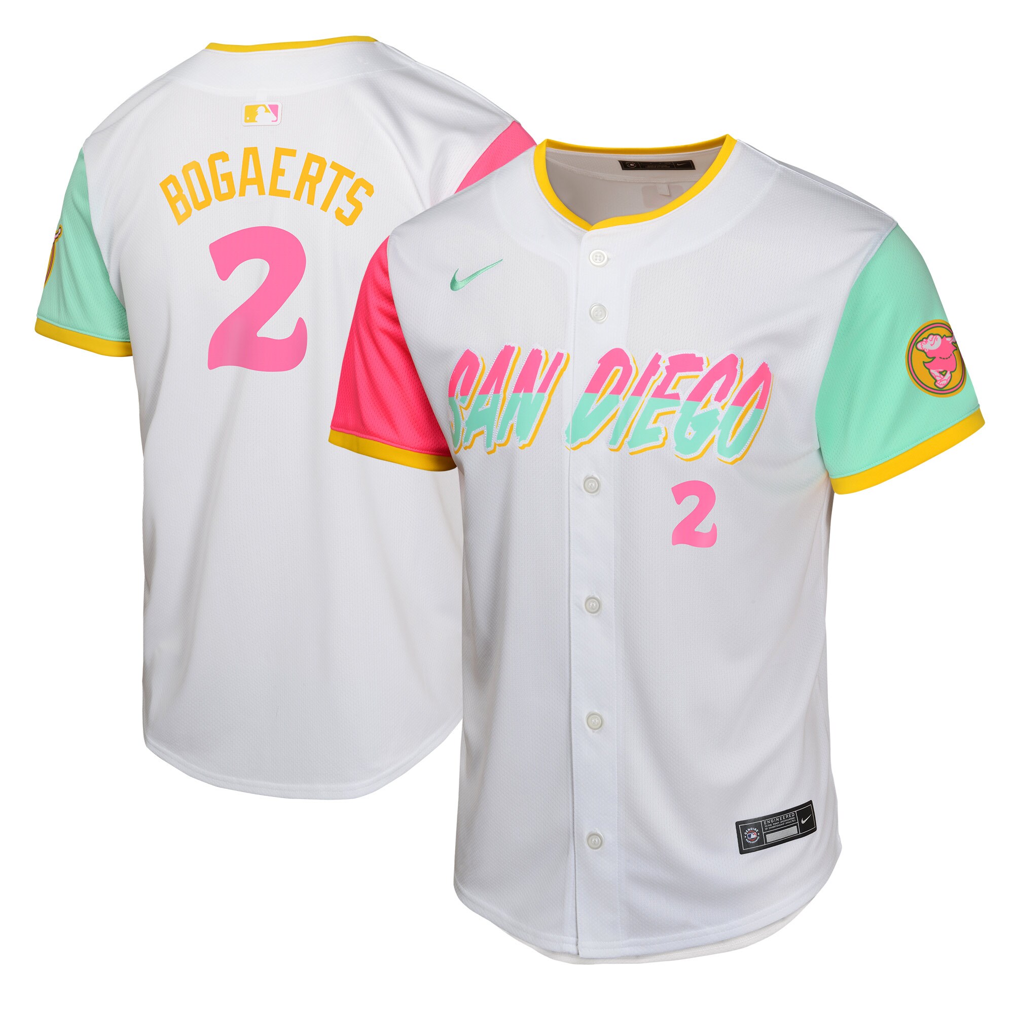 Xander Bogaerts San Diego Padres Youth City Connect Limited Player Baseball Jersey - White