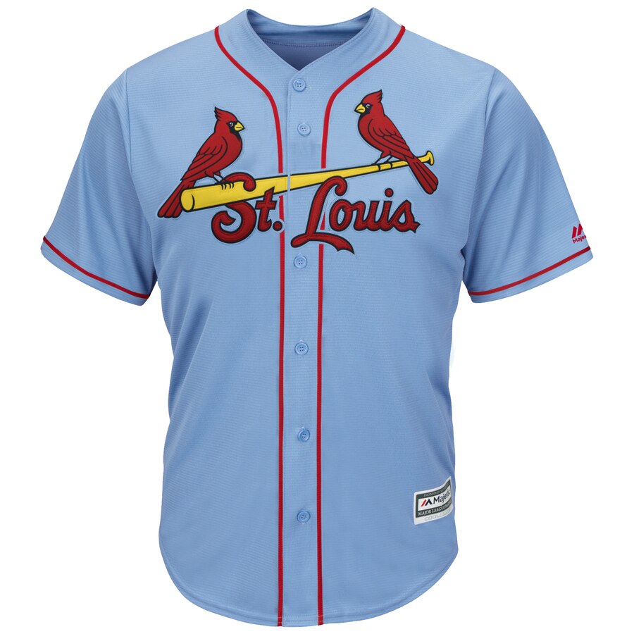 Alternative view of Yadier Molina St. Louis Cardinals Majestic Alternate Cool Base Player Baseball Jersey - Horizon Blue