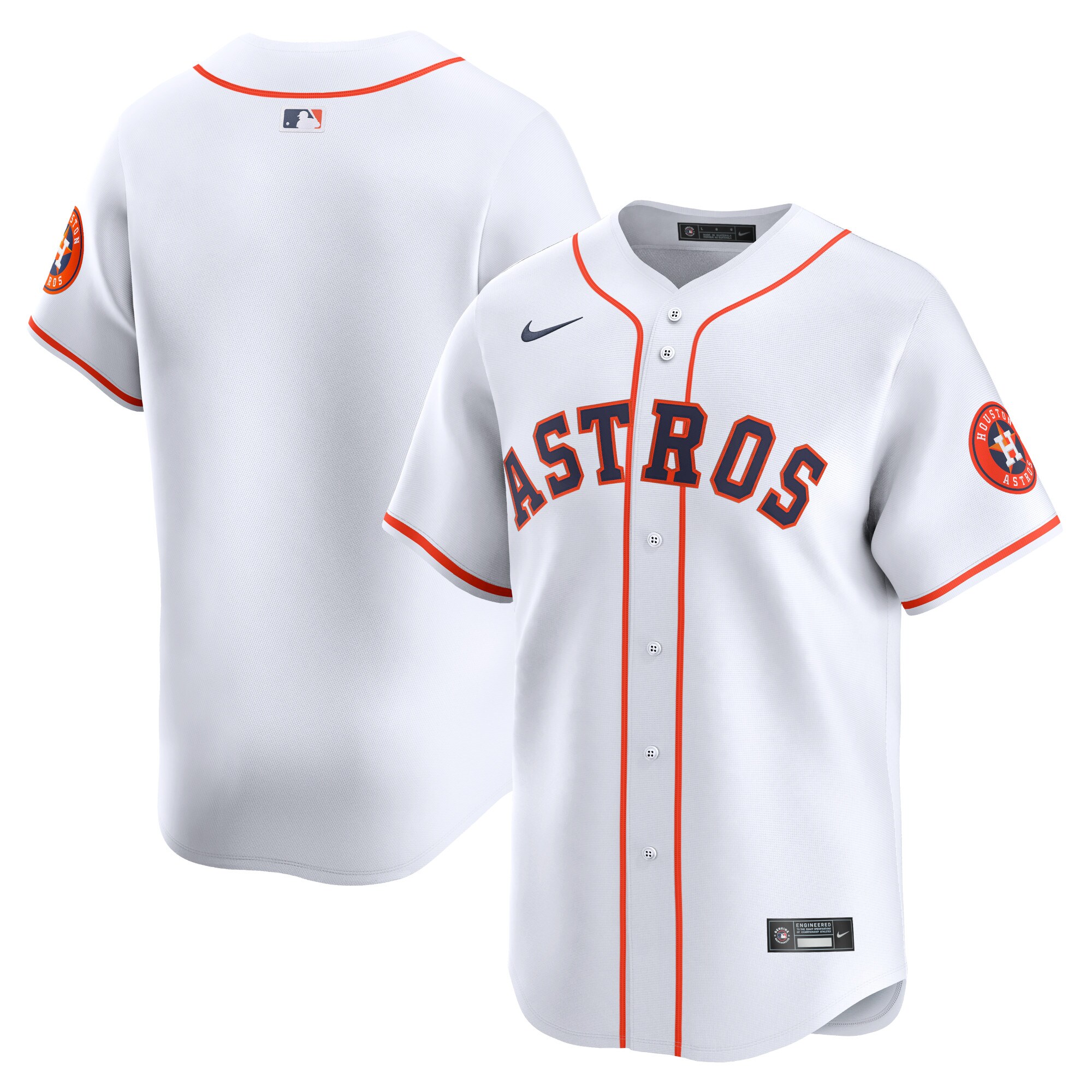 Yainer Diaz Houston Astros Home Limited Player Baseball Jersey - White