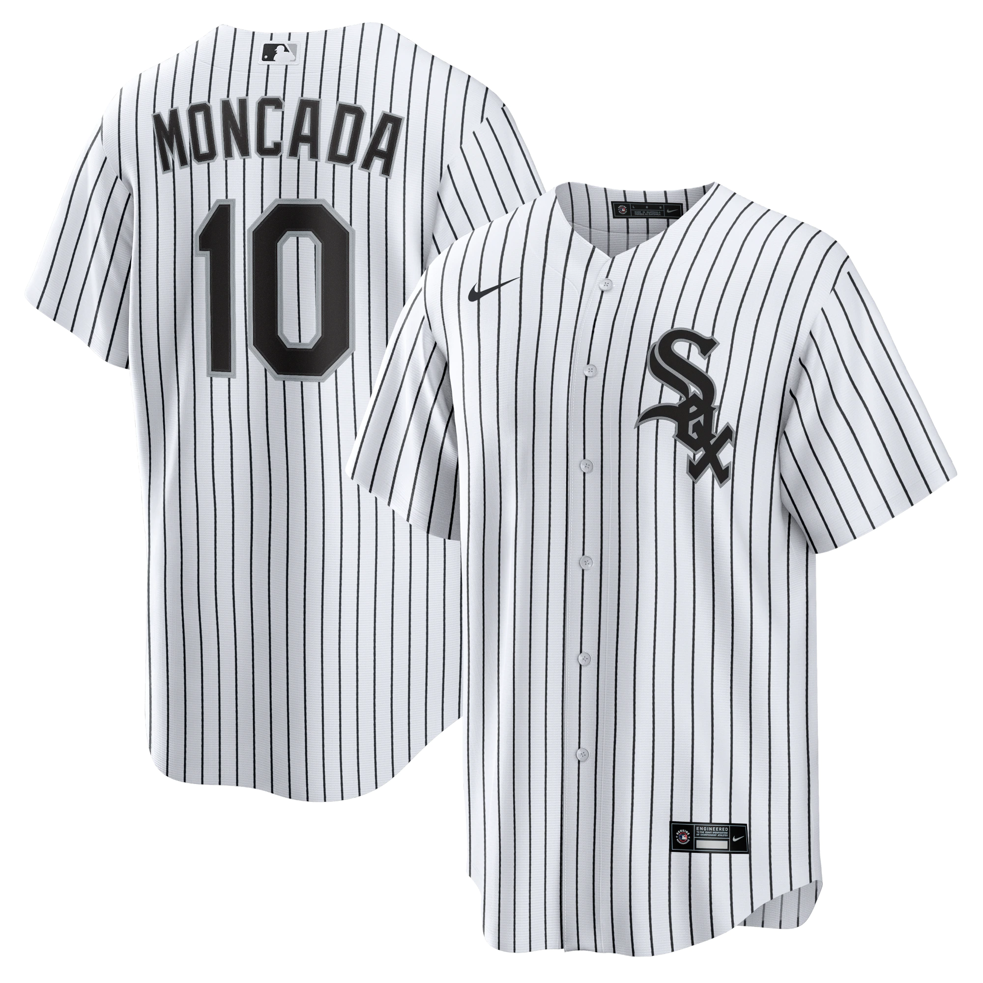 Yoan Moncada Chicago White Sox Home Replica Player Name Baseball Jersey – White