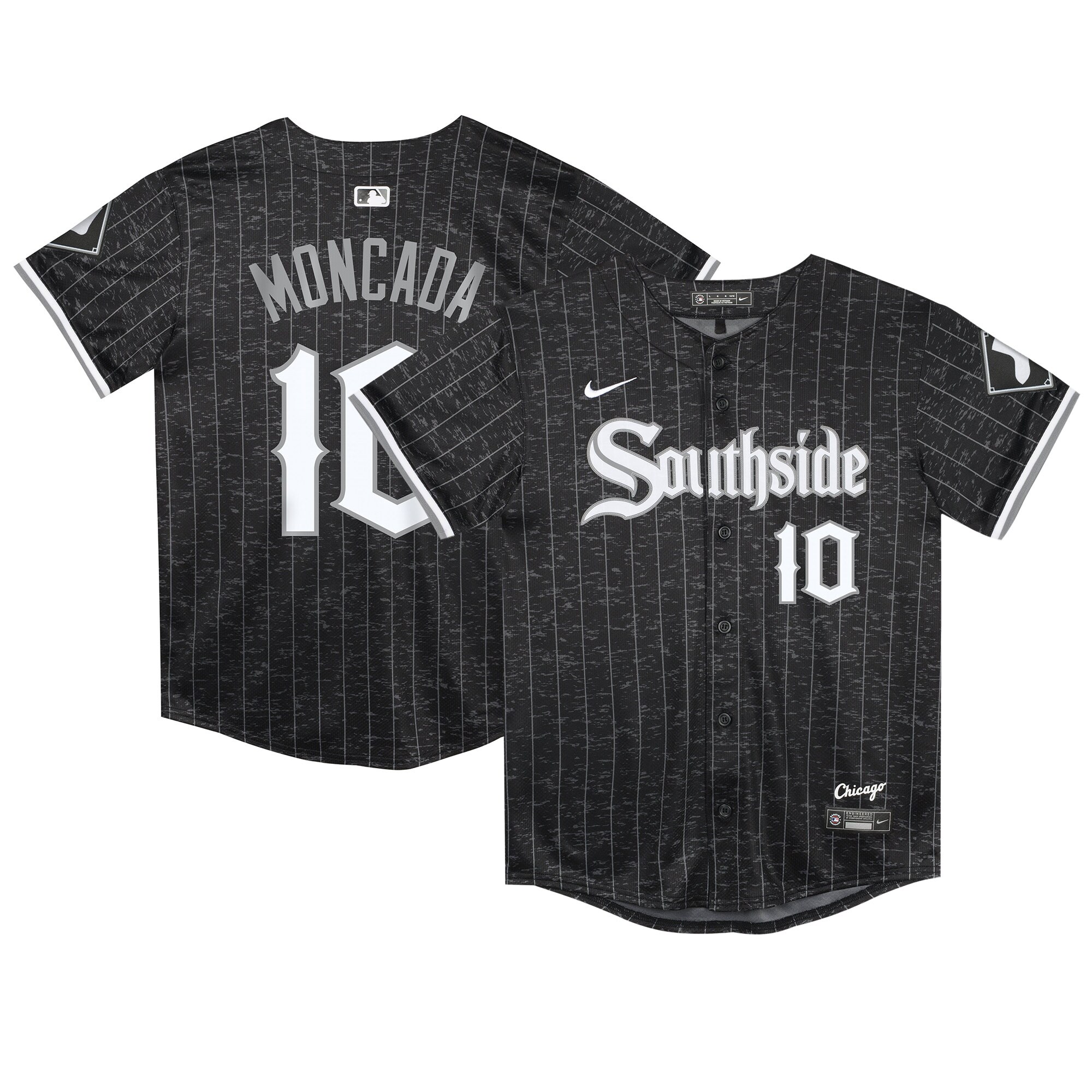 Yoan Moncada Chicago White Sox Preschool City Connect Limited Player Baseball Jersey - Black
