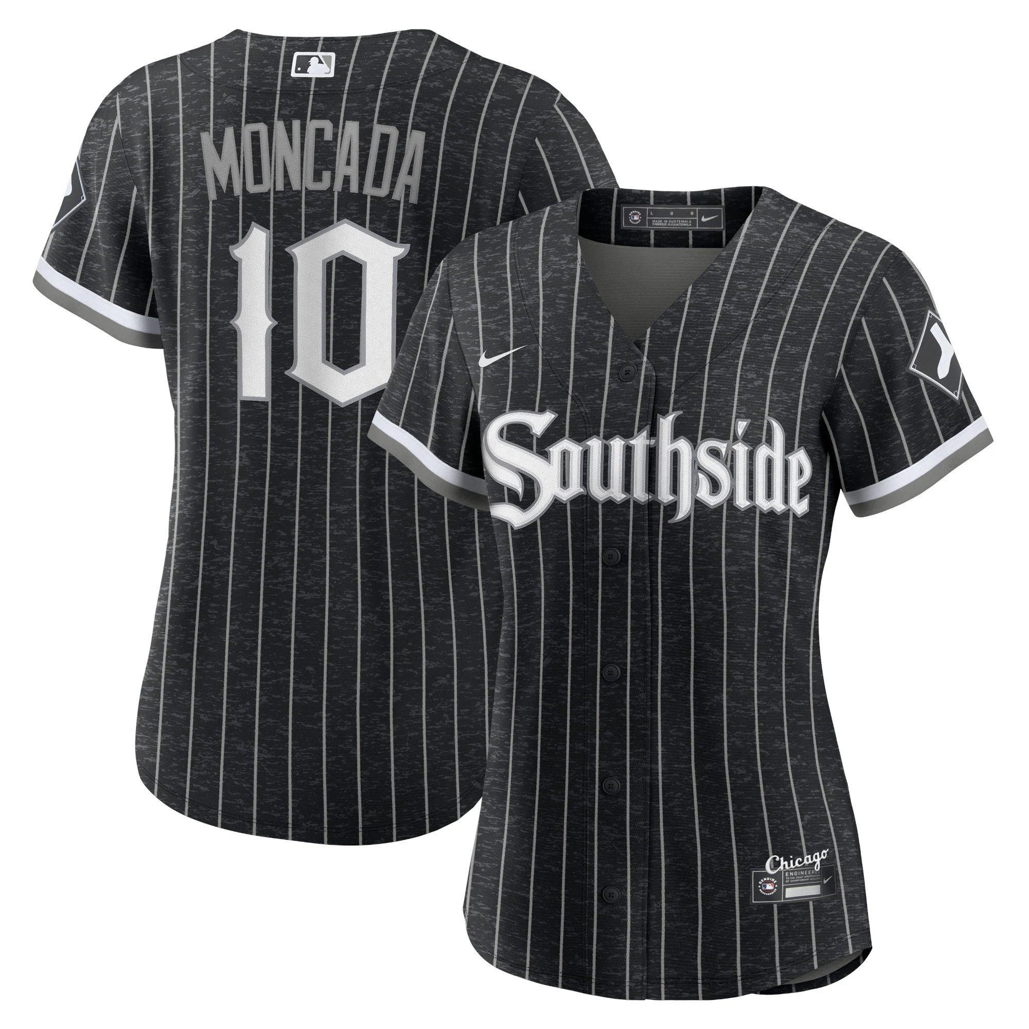 Yoan Moncada Chicago White Sox Women’s 2021 City Connect Replica Player Baseball Jersey – Black