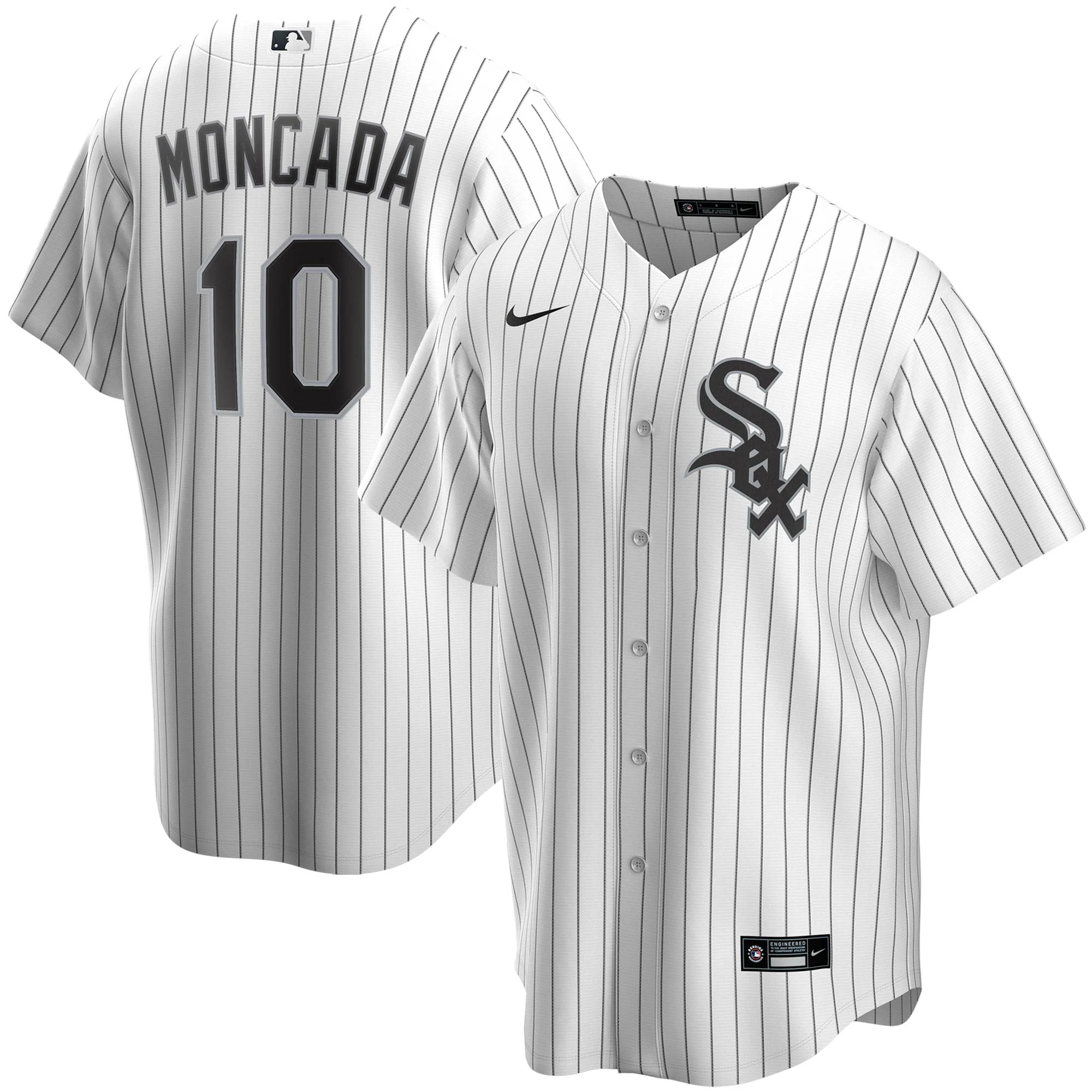 Yoan Moncada Chicago White Sox Youth Alternate Replica Player Baseball Jersey – White