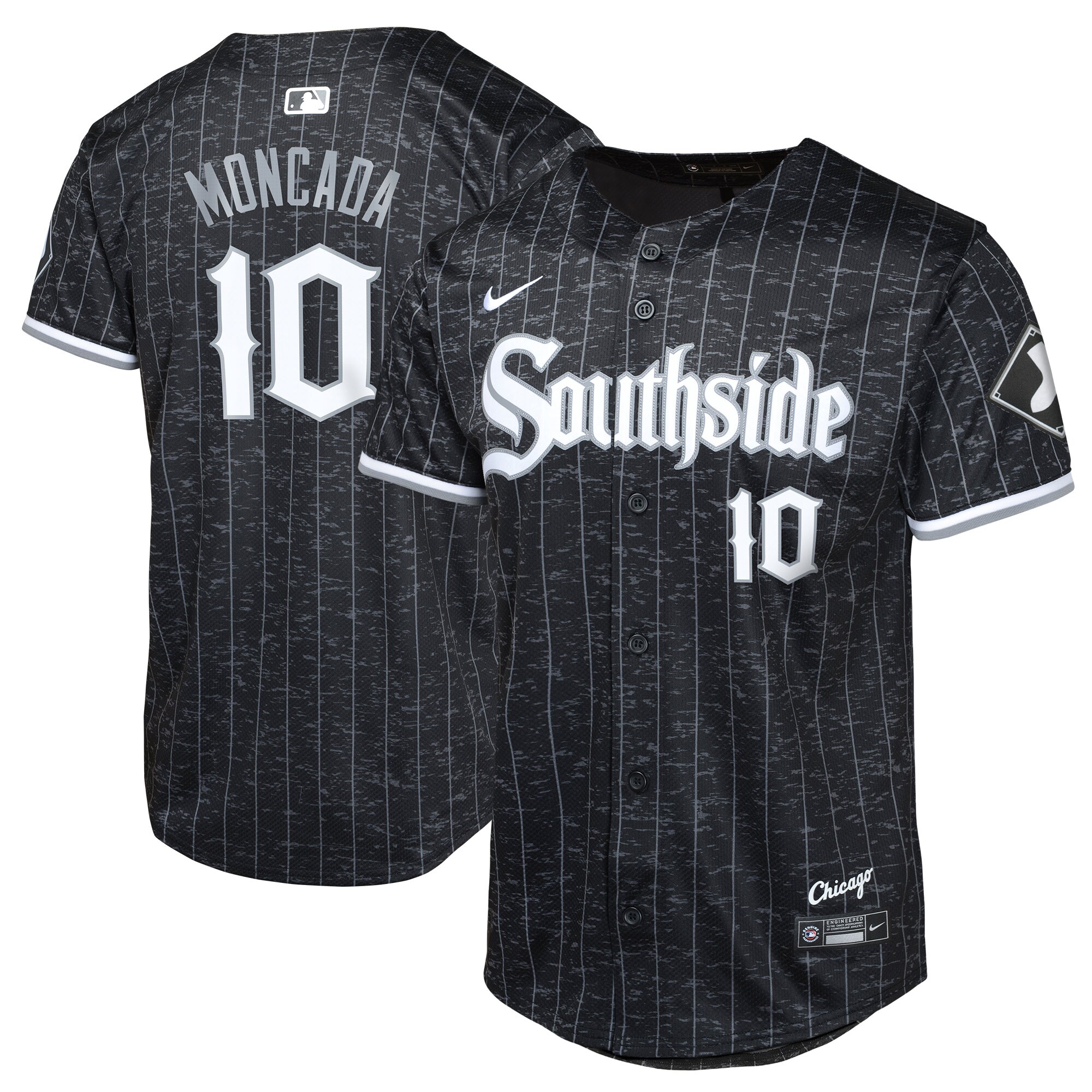Yoan Moncada Chicago White Sox Youth City Connect Limited Player Baseball Jersey - Black