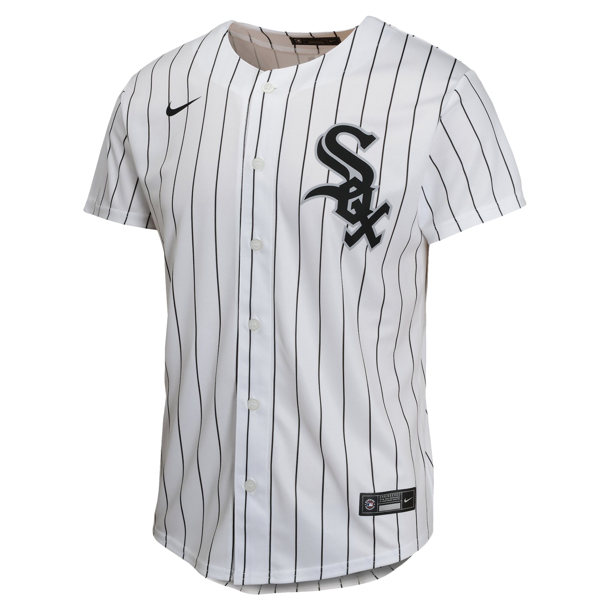 Alternative view of Yoan Moncada Chicago White Sox Youth Home Game Player Jersey - White