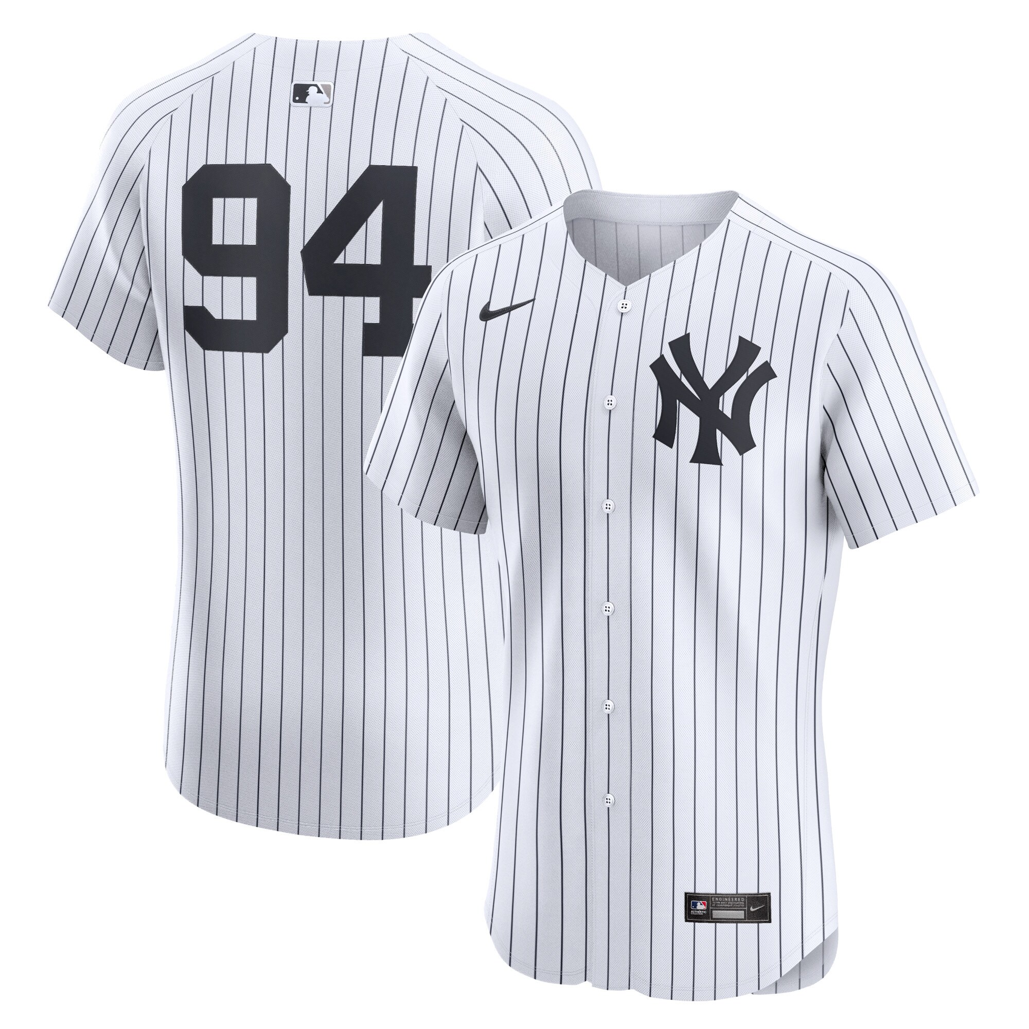 Yoendrys Gomez New York Yankees Home Elite Player Baseball Jersey - White
