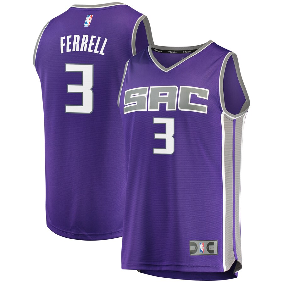Yogi Ferrell Sacramento Kings Fanatics Branded Fast Break Replica Basketball Jersey - Icon Edition - Purple