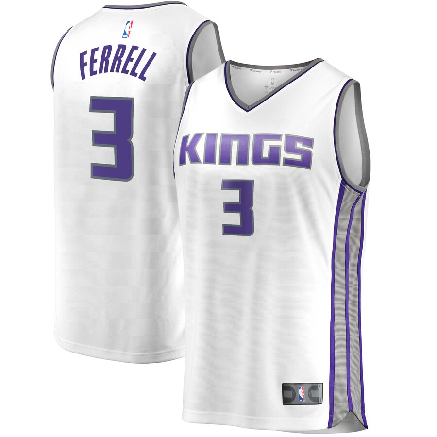 Yogi Ferrell Sacramento Kings Fanatics Branded Youth Fast Break Replica Player Basketball Jersey - Association Edition - White
