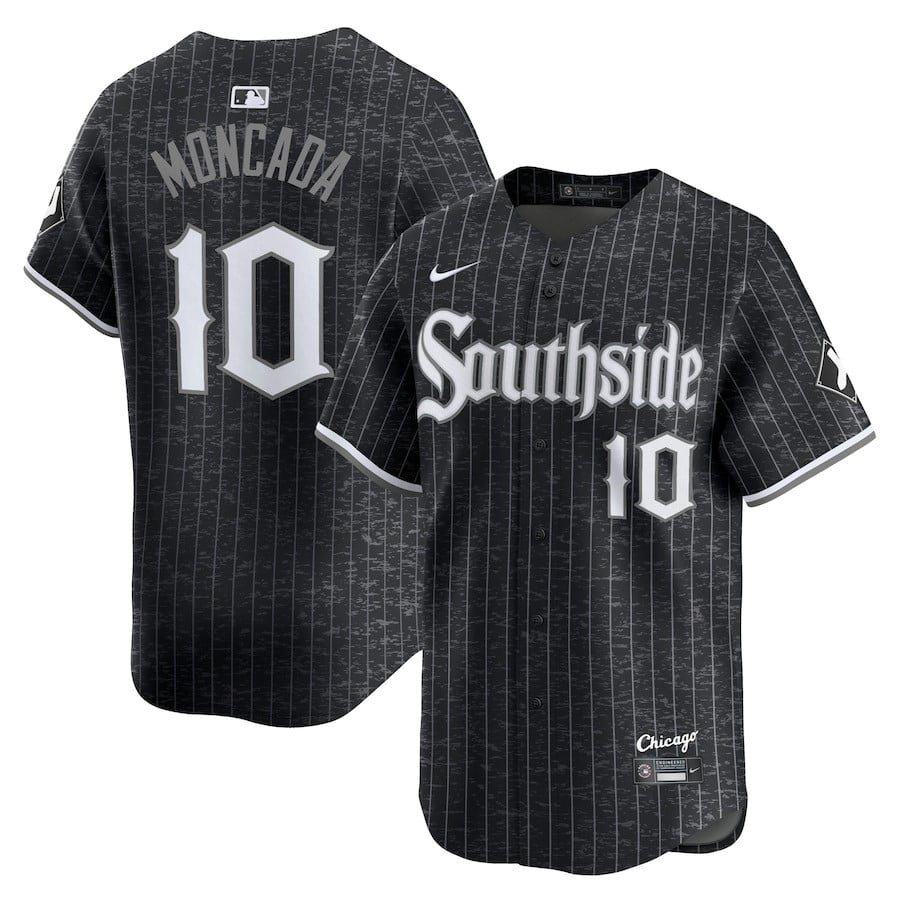 Yoán Moncada 10 Chicago White Sox City Connect Limited Player Men Baseball Jersey - Black