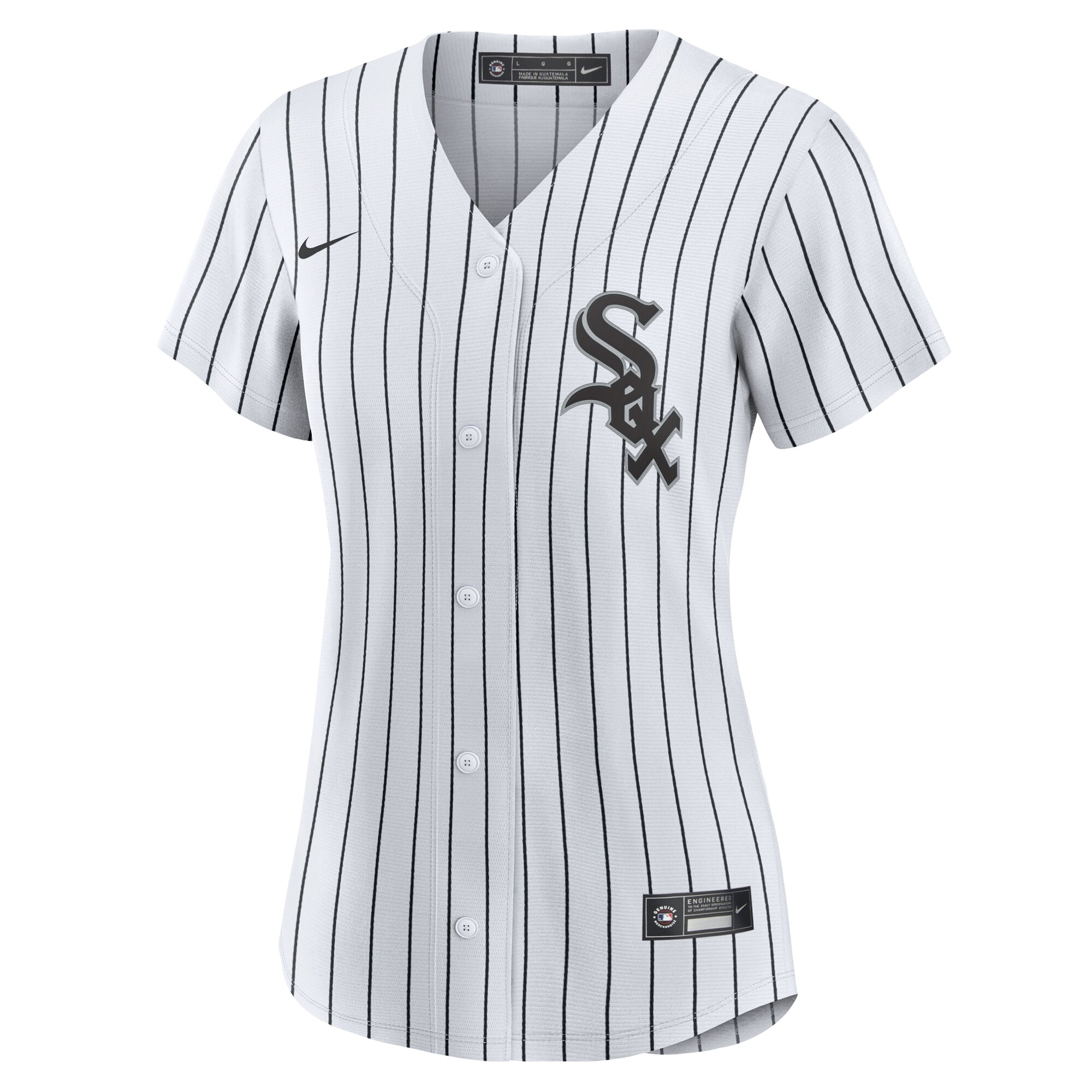 Alternative view of YoÃƒÆ’Ã‚Â¡n Moncada Chicago White Sox Women's Home Replica Player Jersey - White