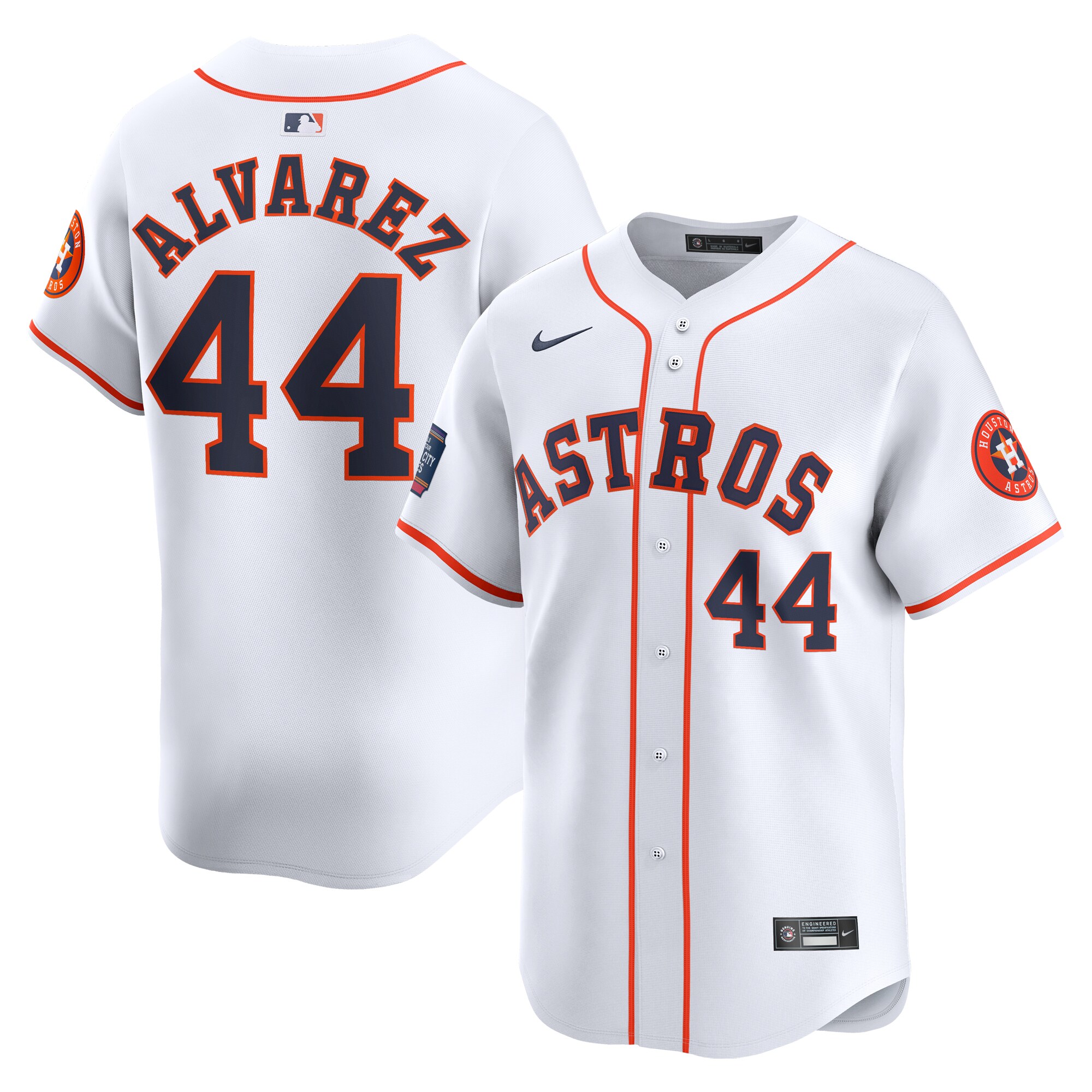Yordan Alvarez Houston Astros 2024 Mlb World Tour Mexico City Series Home Limited Player Baseball Jersey - White