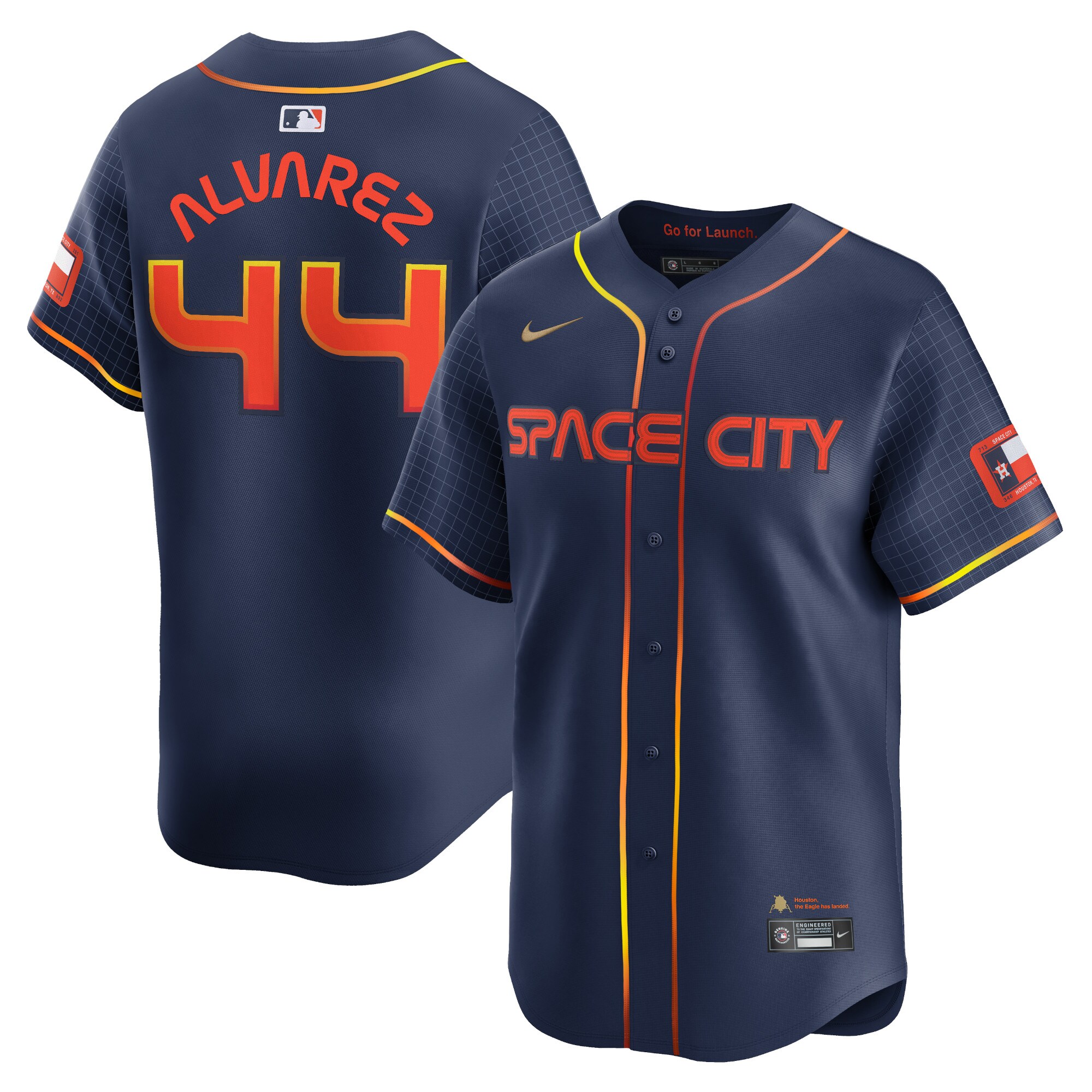 Yordan Alvarez Houston Astros City Connect Limited Player Baseball Jersey - Navy