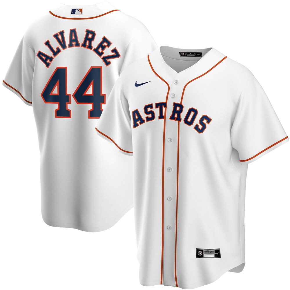 Yordan Alvarez Houston Astros Home 2020 Player Baseball Jersey - White