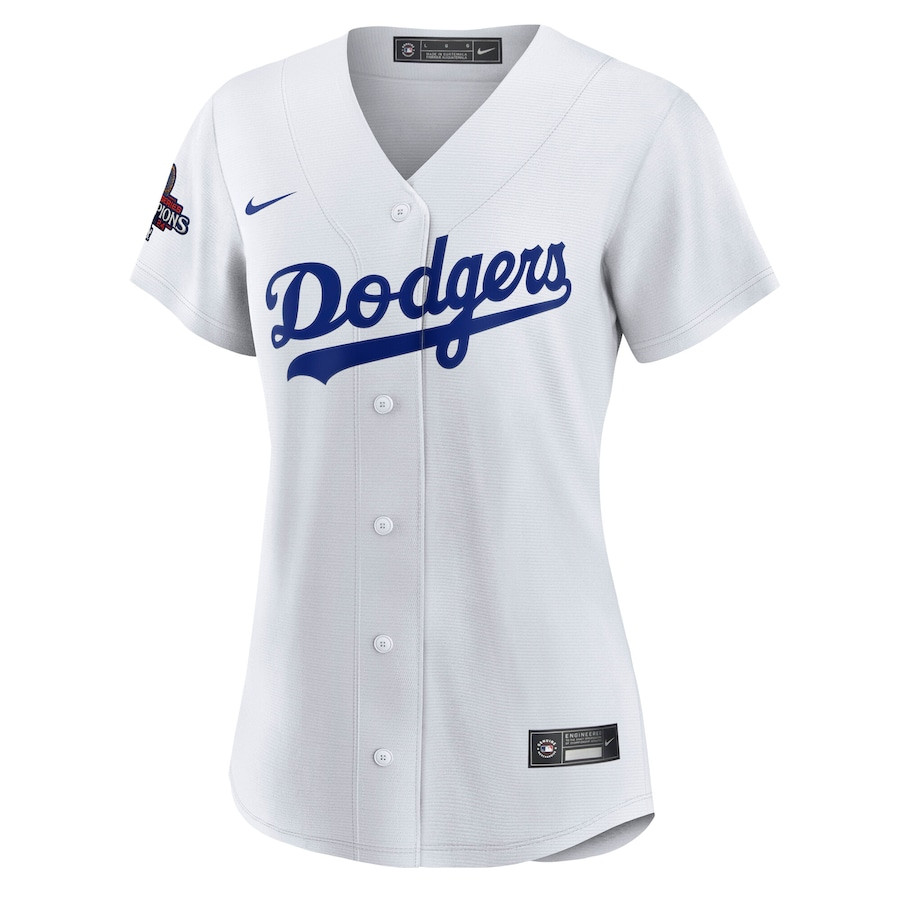 Alternative view of Yoshinobu Yamamoto 18 Los Angeles Dodgers Women's 2024 World Series Champions Home Player Baseball Jersey - White 