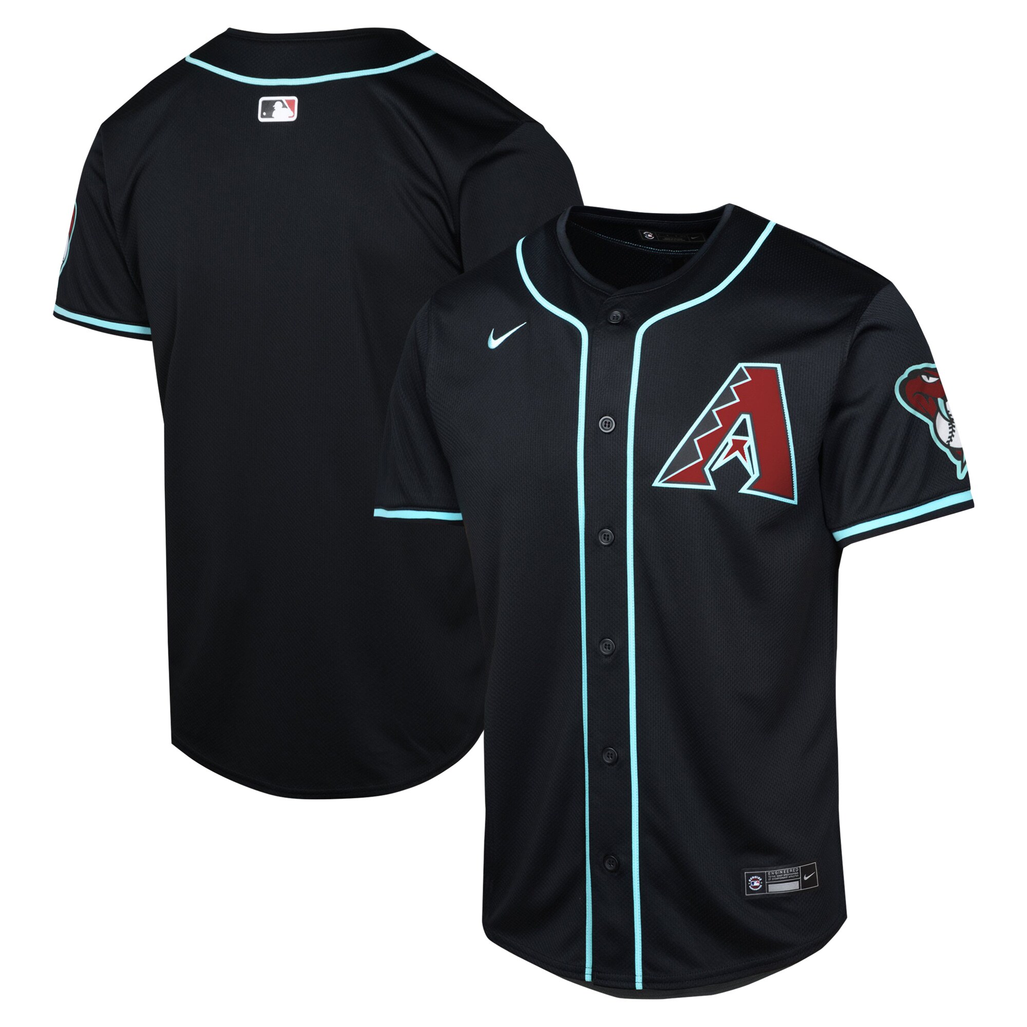 Youth Arizona Diamondbacks Black Alternate Limited Jersey
