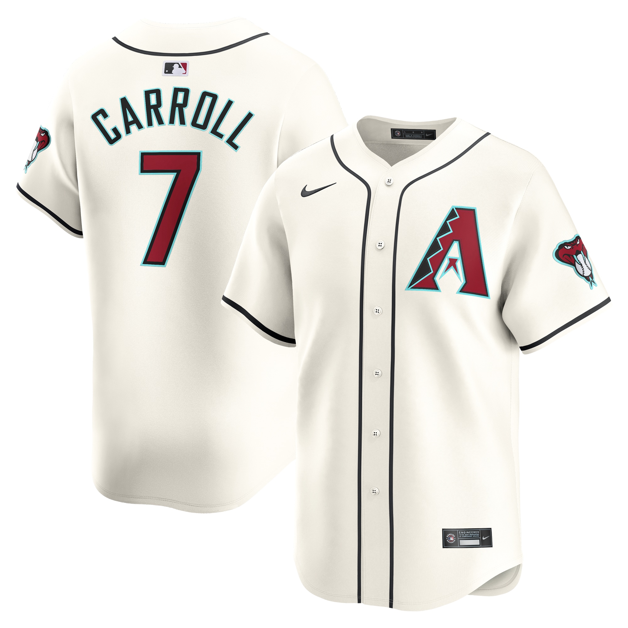 Youth Arizona Diamondbacks Corbin Carroll White Home Limited Player Jersey