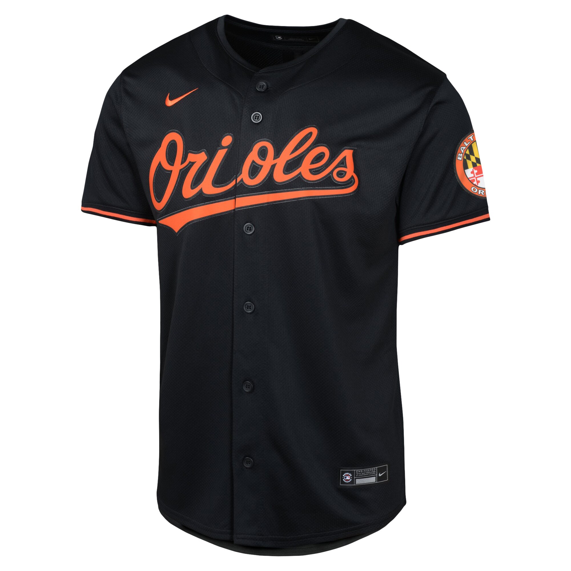 Alternative view of Youth Baltimore Orioles Black Alternate Limited Baseball Jersey
