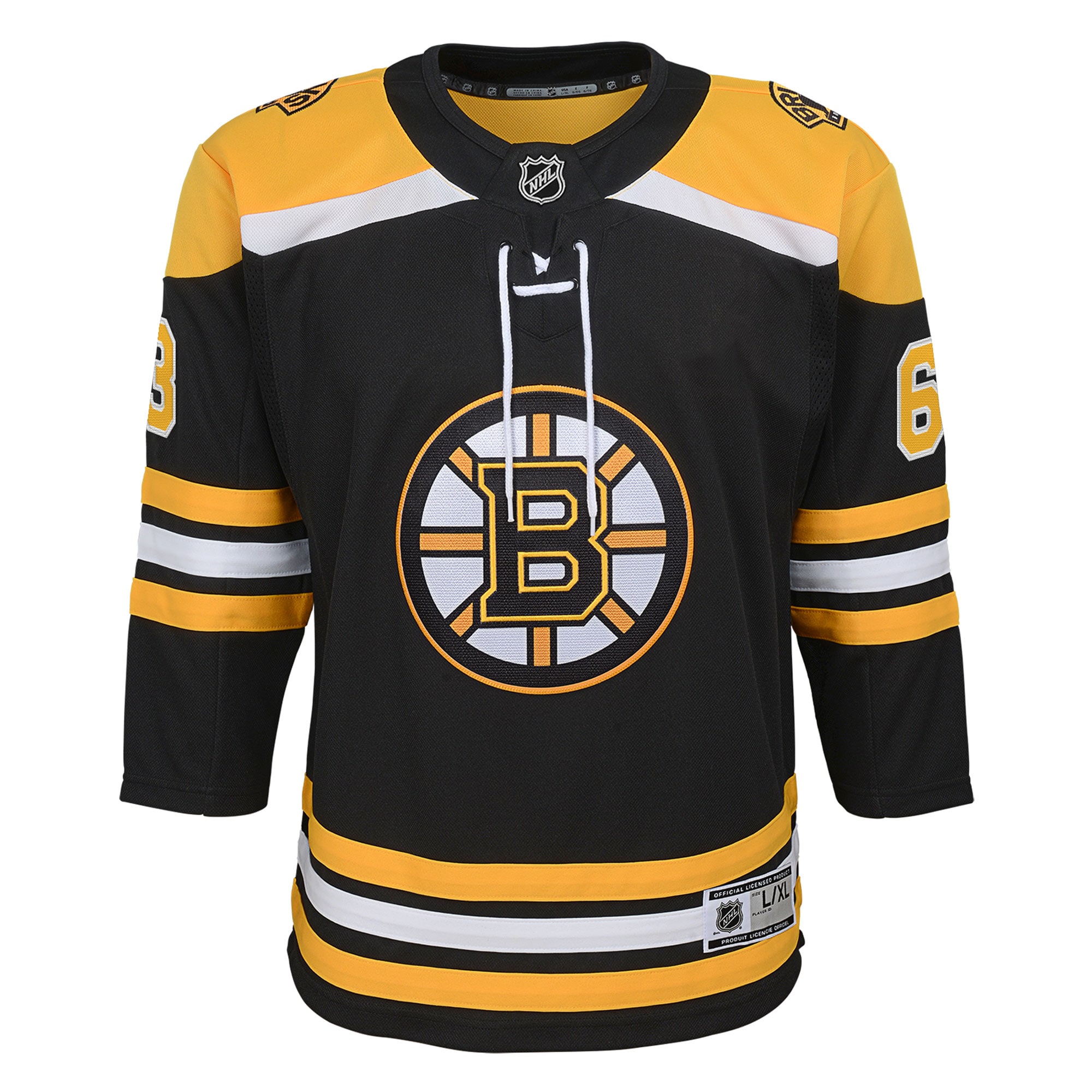 Alternative view of Youth Boston Bruins Brad Marchand Black Home Premier Player Hockey Jersey - JS623 