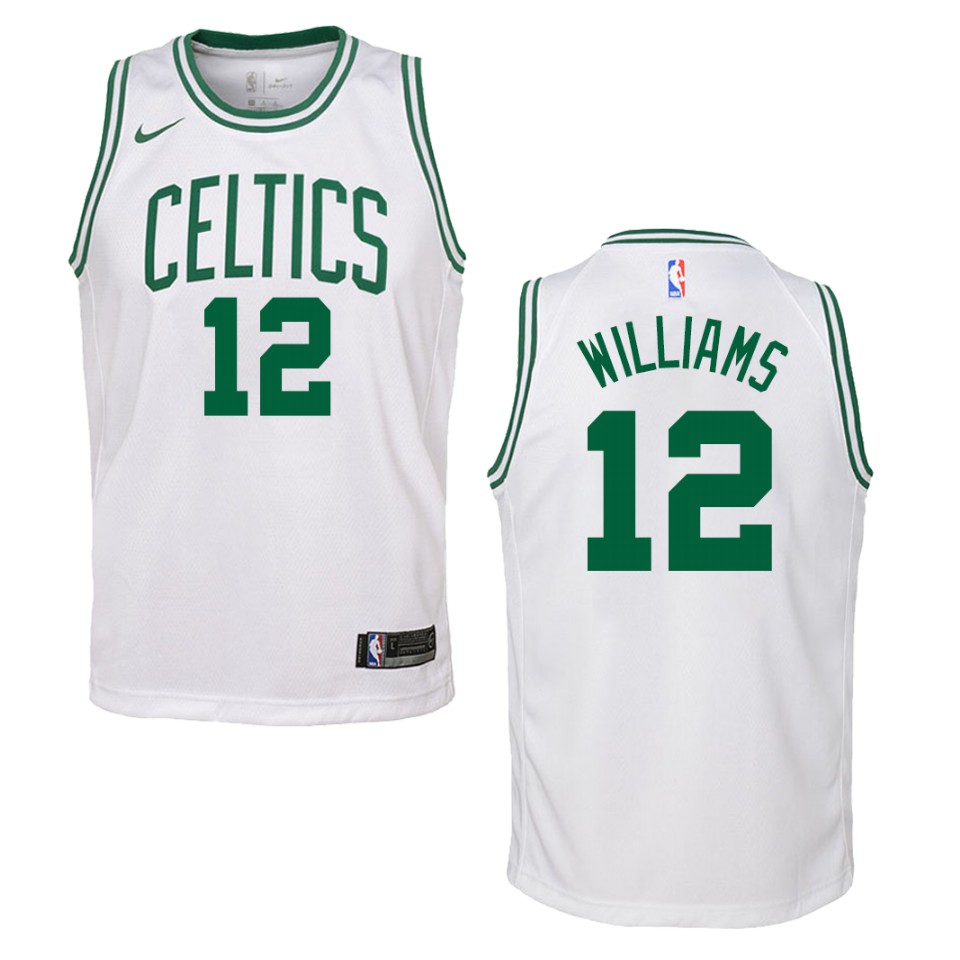 Youth Boston Celtics #12 Grant Williams Association Swingman Basketball Jersey - White