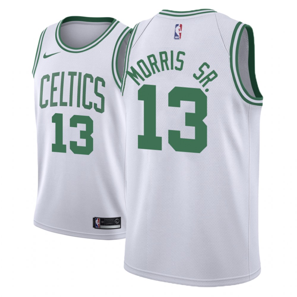 Youth Boston Celtics #13 Marcus Morris Sr. Association Swingman Basketball Jersey - White