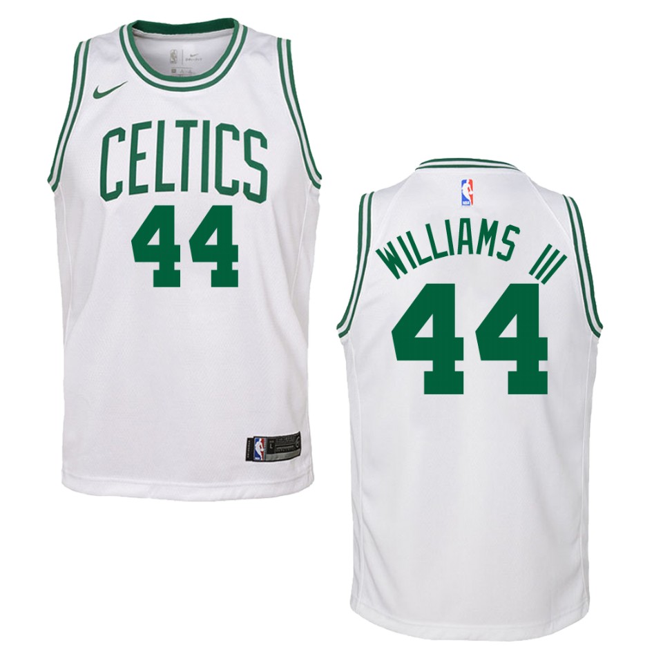 Youth Boston Celtics #44 Robert Williams Iii Association Swingman Basketball Jersey - White