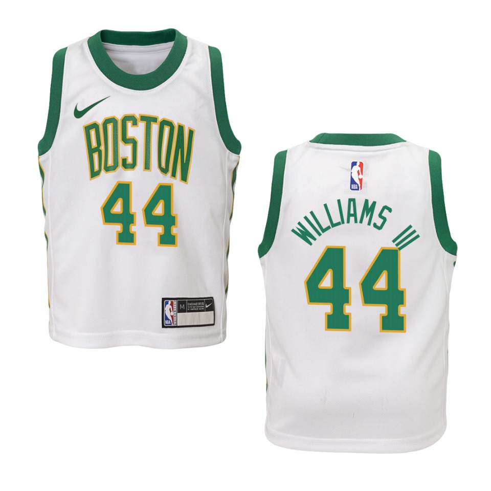 Youth Boston Celtics #44 Robert Williams Iii City Swingman Basketball Jersey - White
