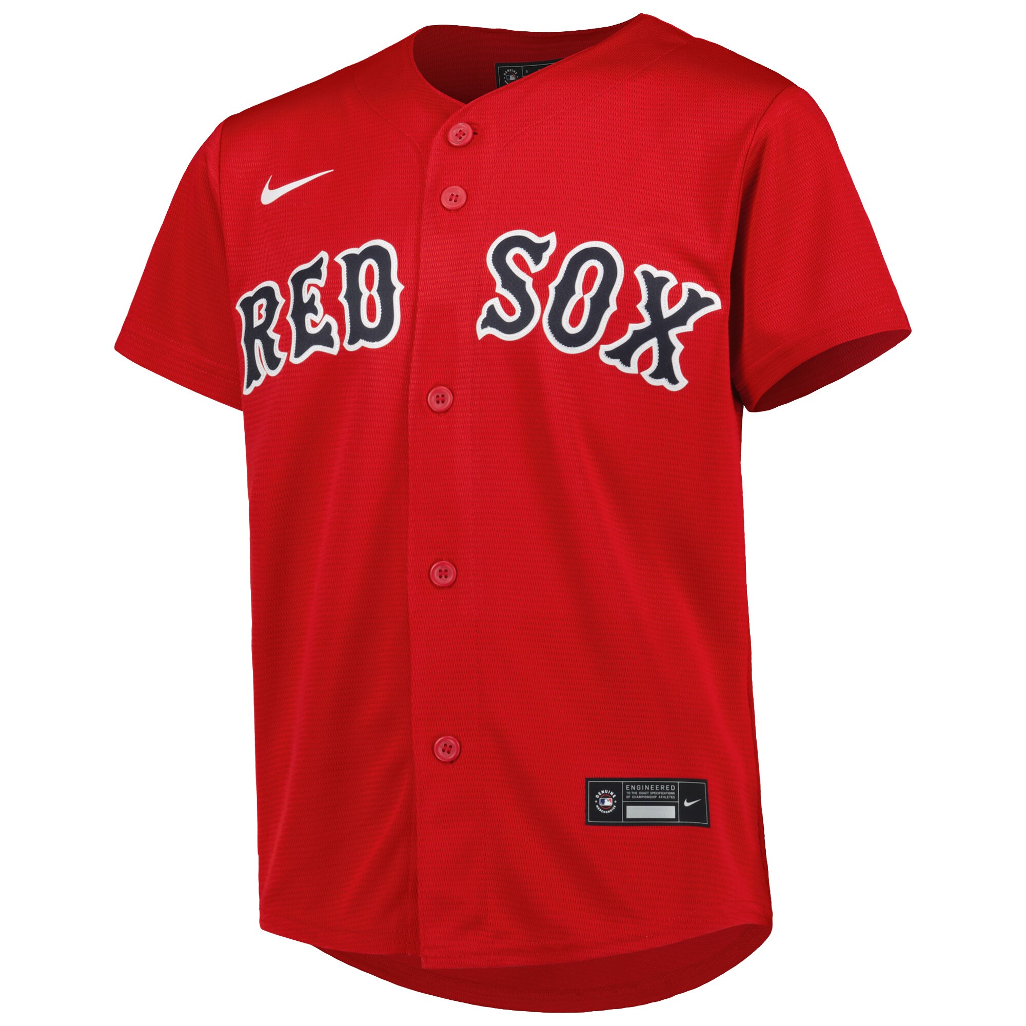 Alternative view of Youth Boston Red Sox Trevor Story Red Alternate Player Jersey
