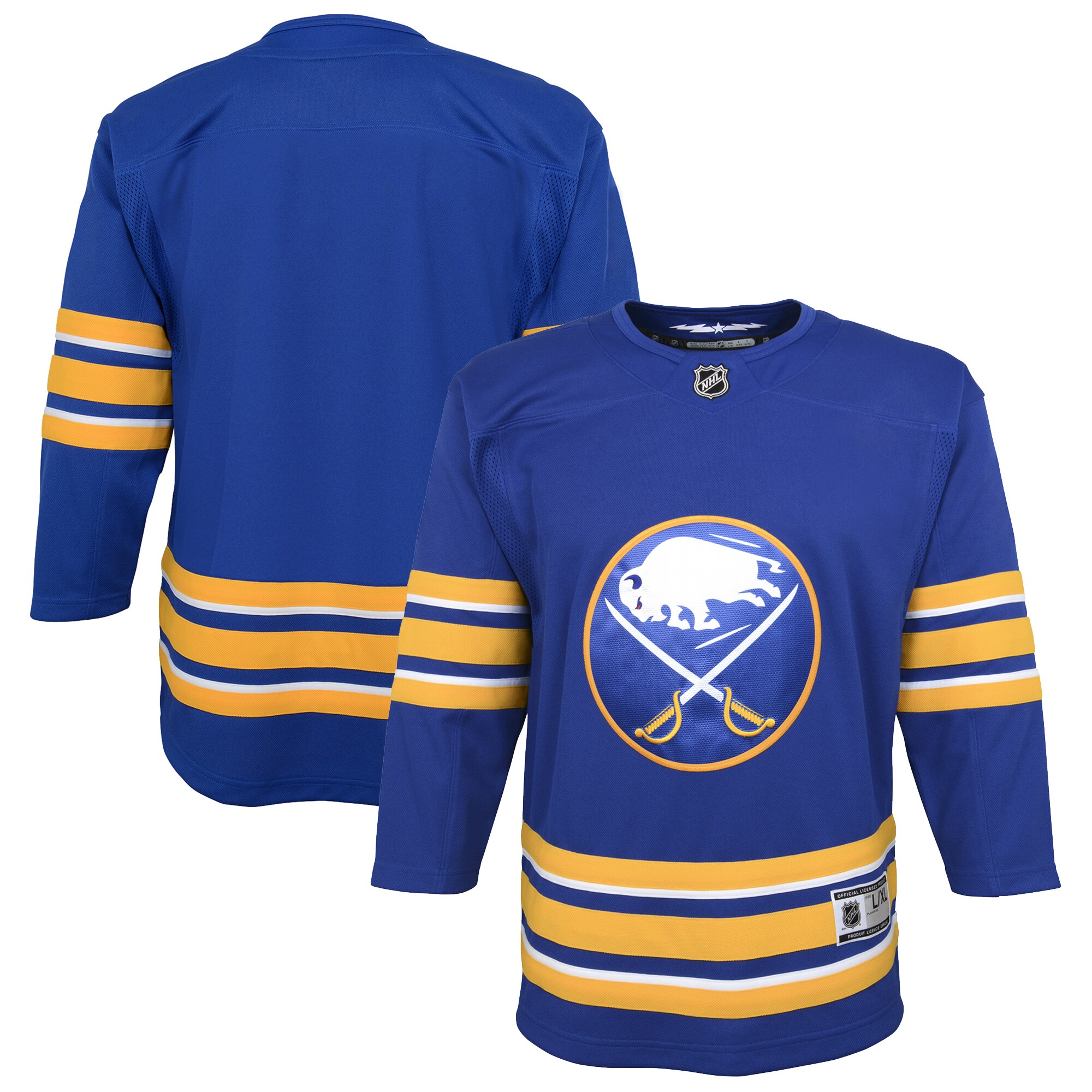 Youth Buffalo Sabres Royal Home Premier Hockey Jersey - JS741 