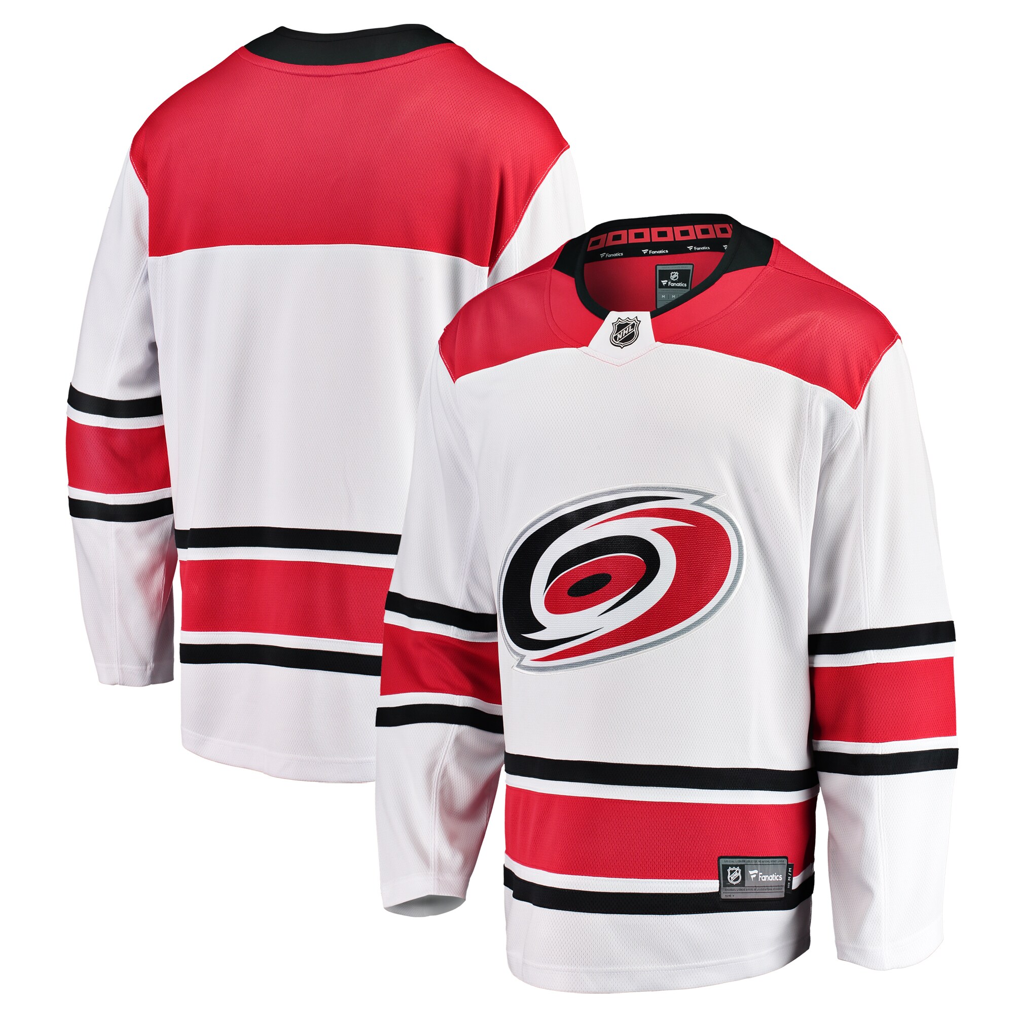 Youth Carolina Hurricanes White Away Breakaway Hockey Jersey - JS427 