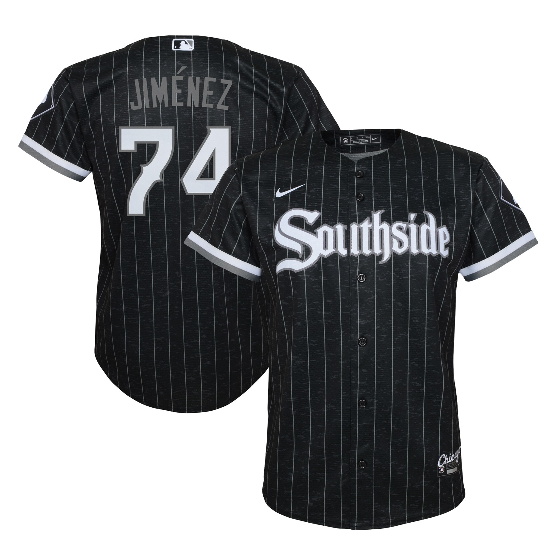 Youth Chicago White Sox Eloy Jimenez Black City Connect Player Baseball Jersey