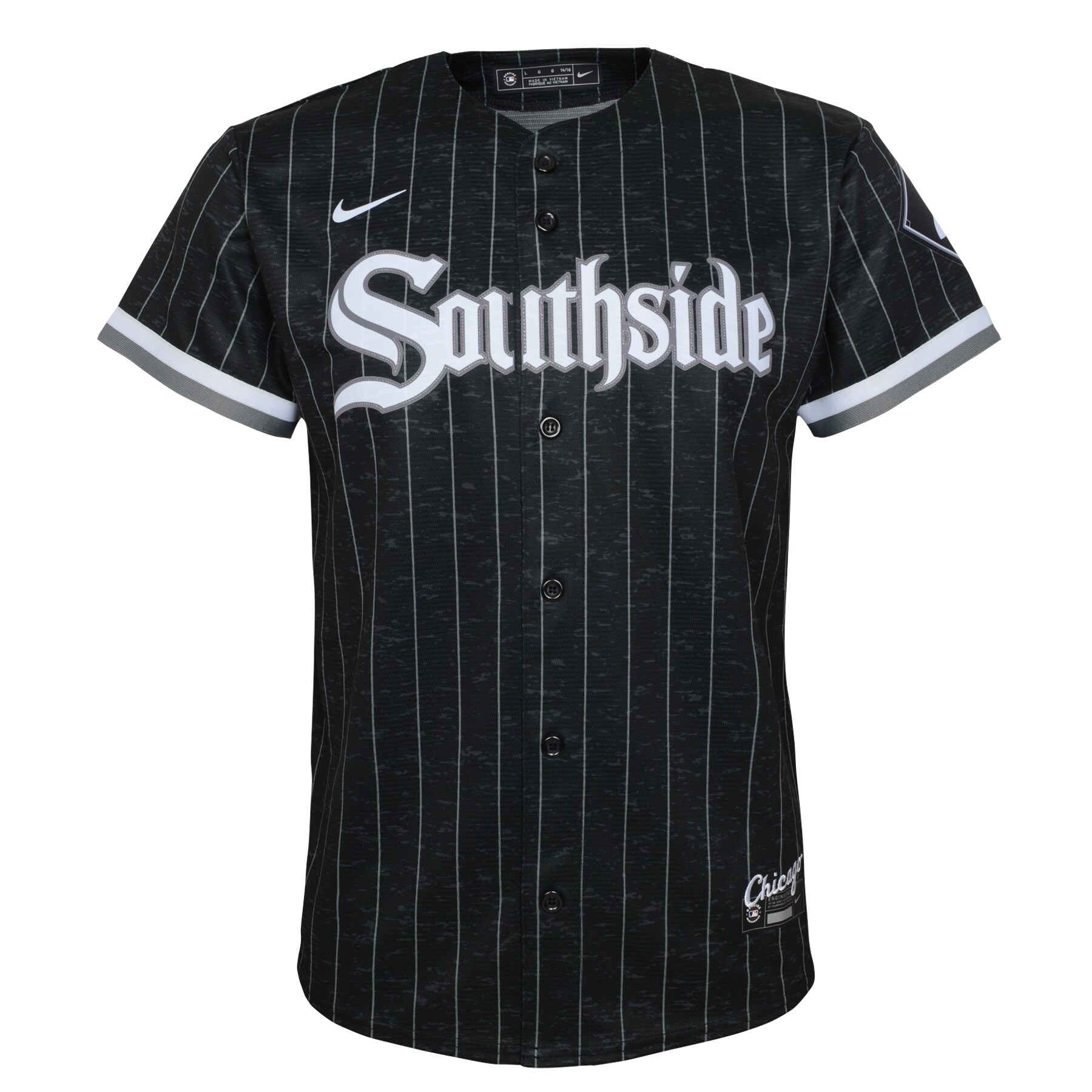 Alternative view of Youth Chicago White Sox Eloy Jimenez Black City Connect Player Baseball Jersey