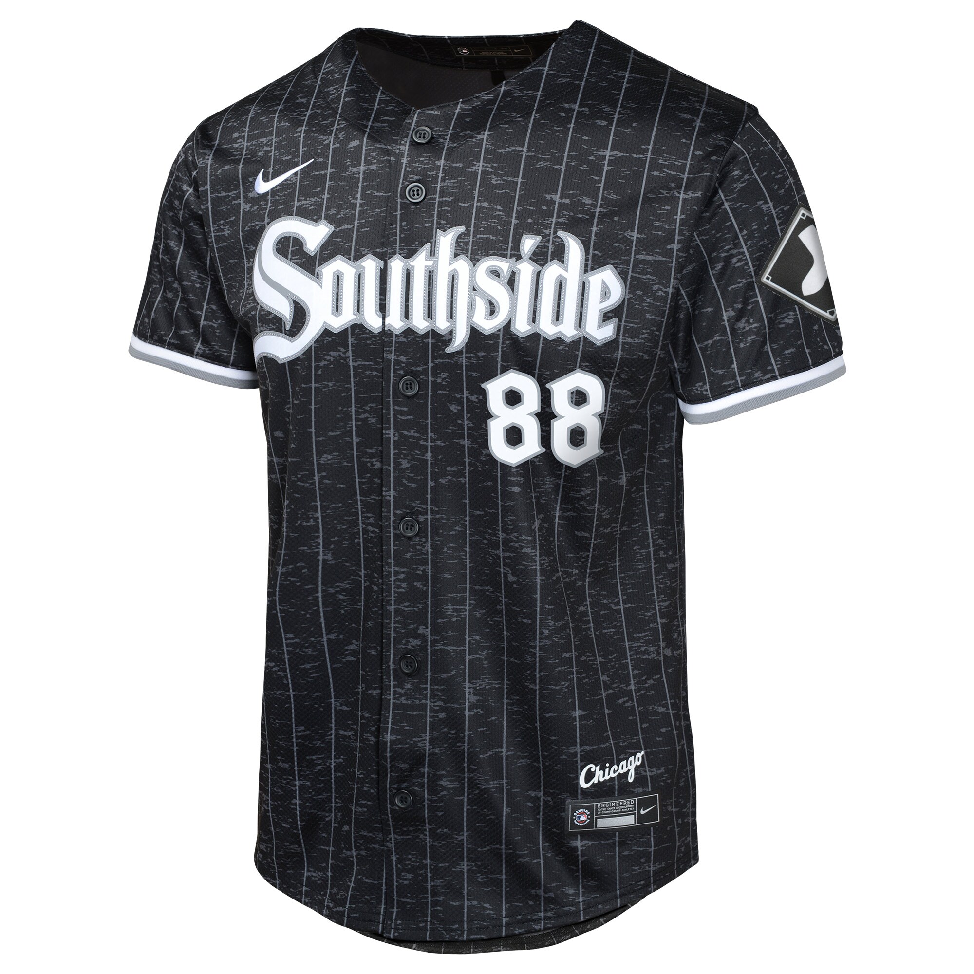 Alternative view of Youth Chicago White Sox Luis Robert Jr. Black City Connect Limited Player Baseball Jersey