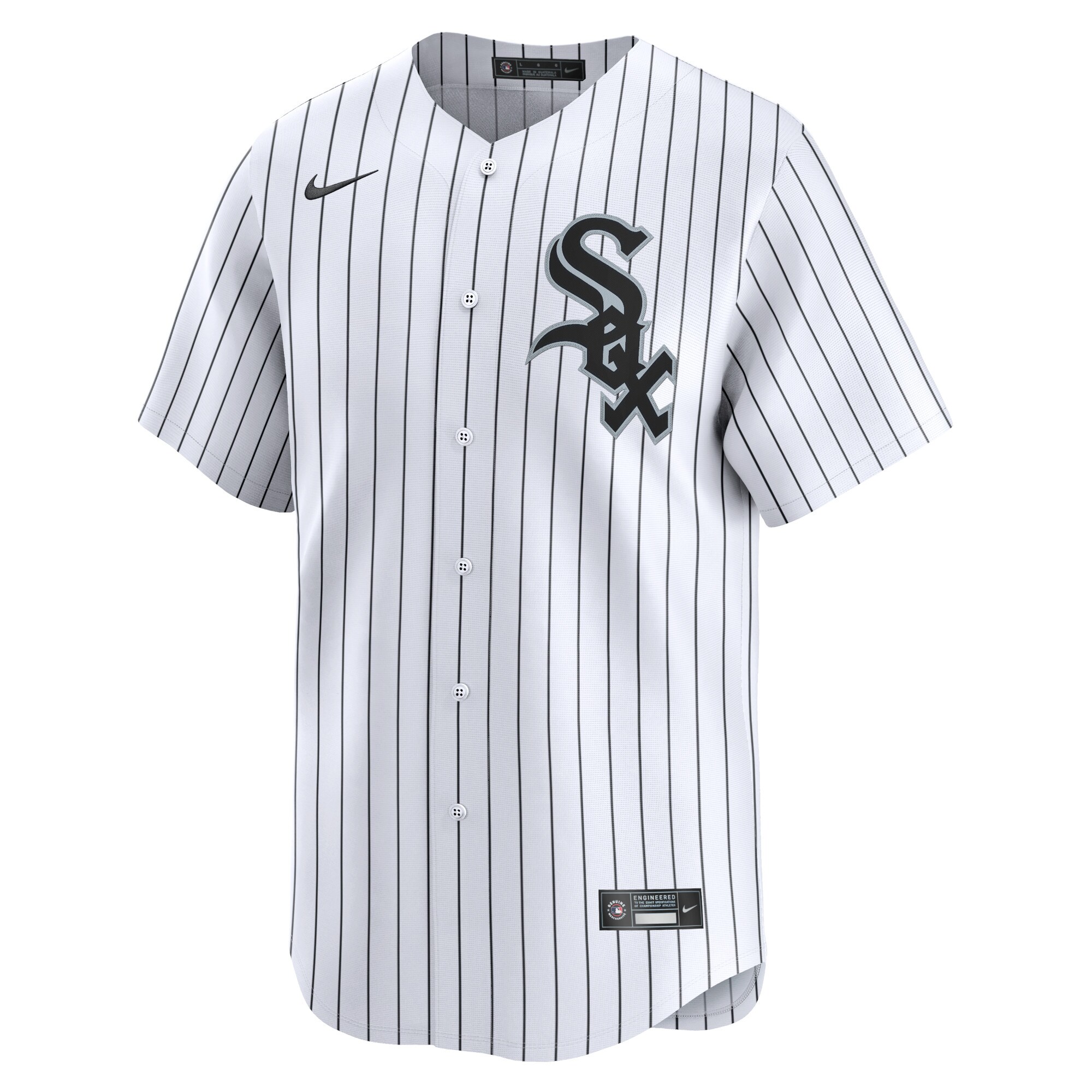 Alternative view of Youth Chicago White Sox White Home Limited Baseball Jersey