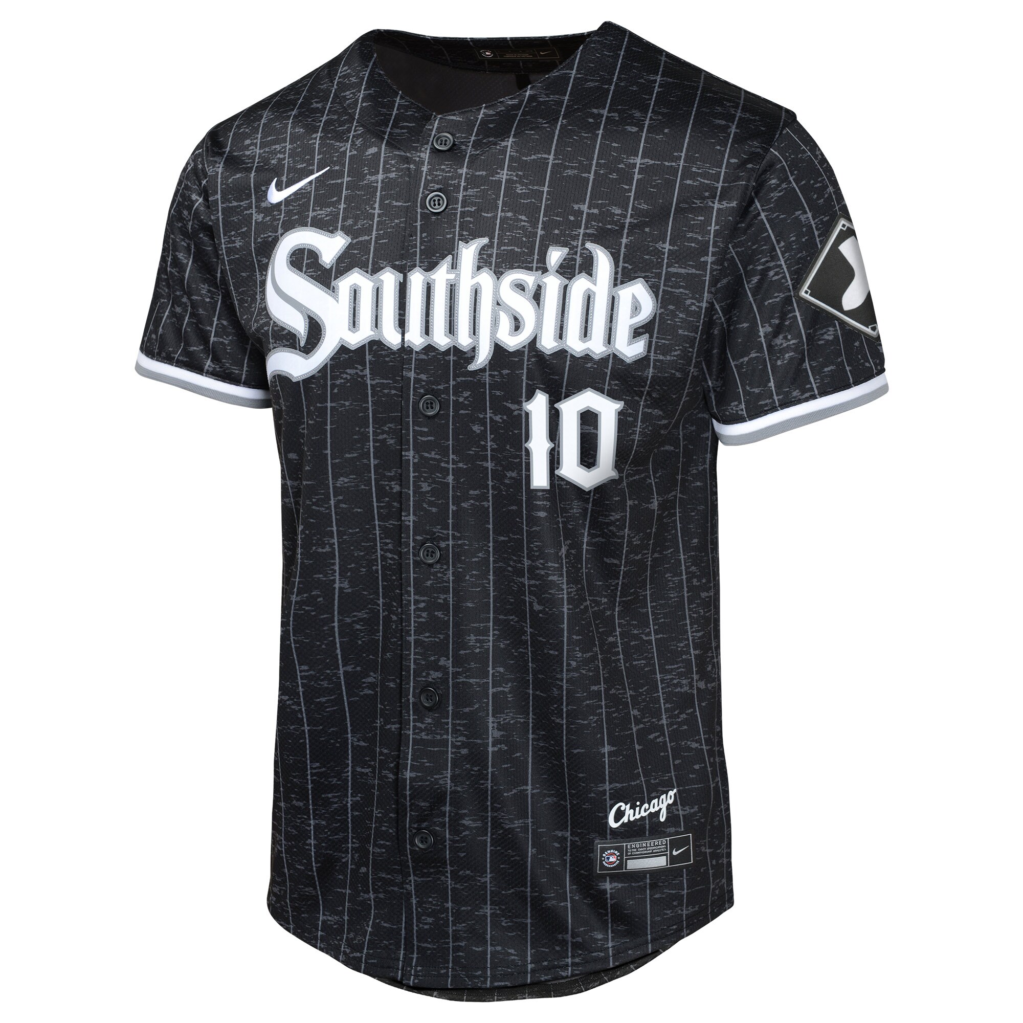 Alternative view of Youth Chicago White Sox Yoan Moncada Black City Connect Limited Player Baseball Jersey