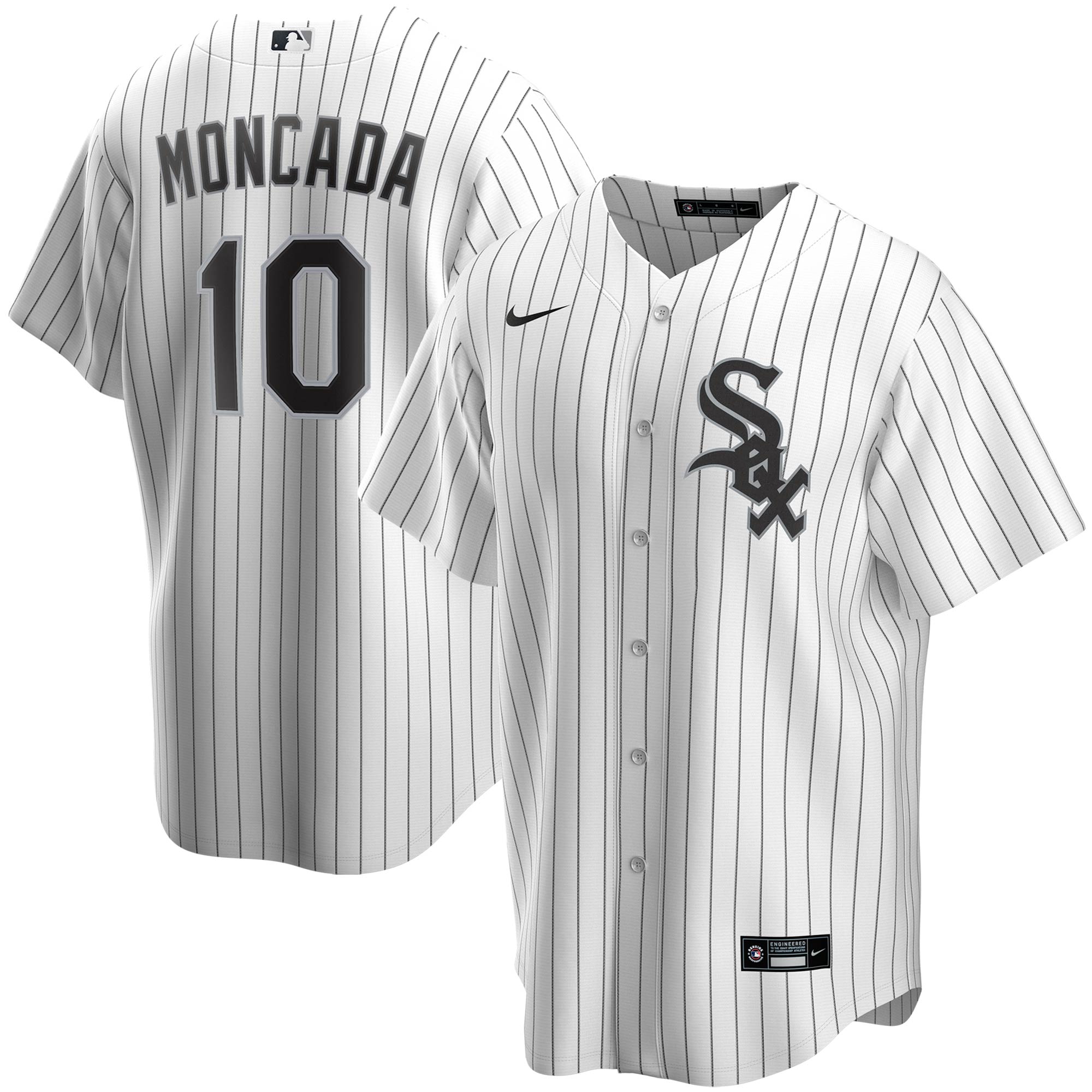 Youth Chicago White Sox Yoan Moncada White Alternate Player Baseball Jersey