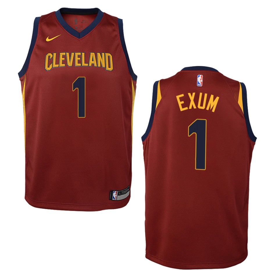 Youth Cleveland Cavaliers #1 Dante Exum Icon Swingman Basketball Jersey - Maroon