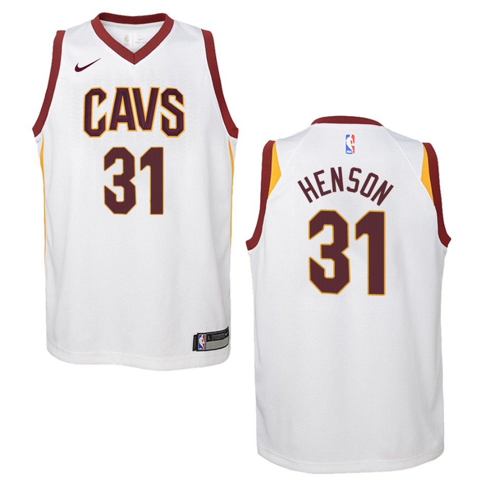 Youth Cleveland Cavaliers #31 John Henson Association Swingman Basketball Jersey - White