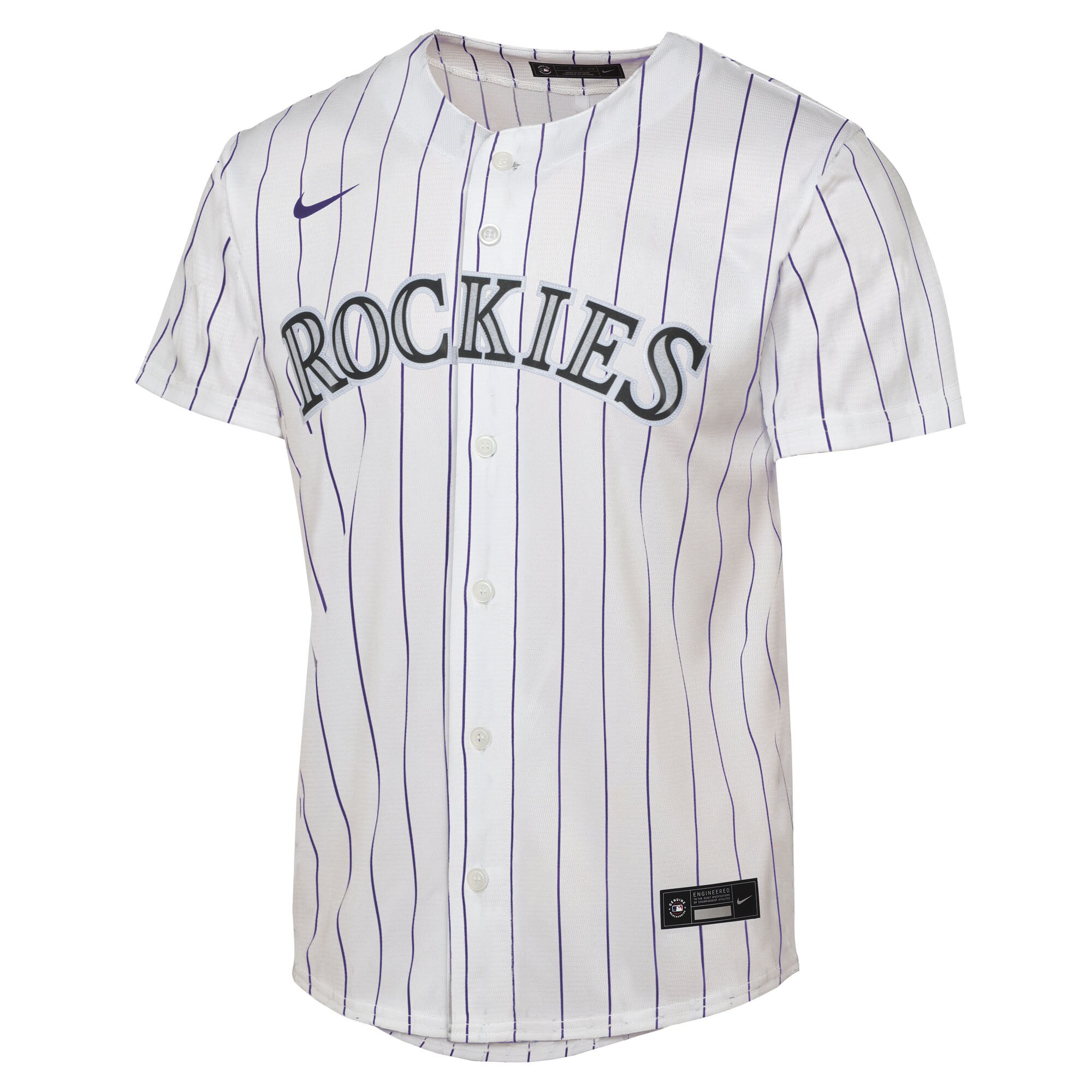Alternative view of Youth Colorado Rockies Kris Bryant White Home Player Baseball Jersey