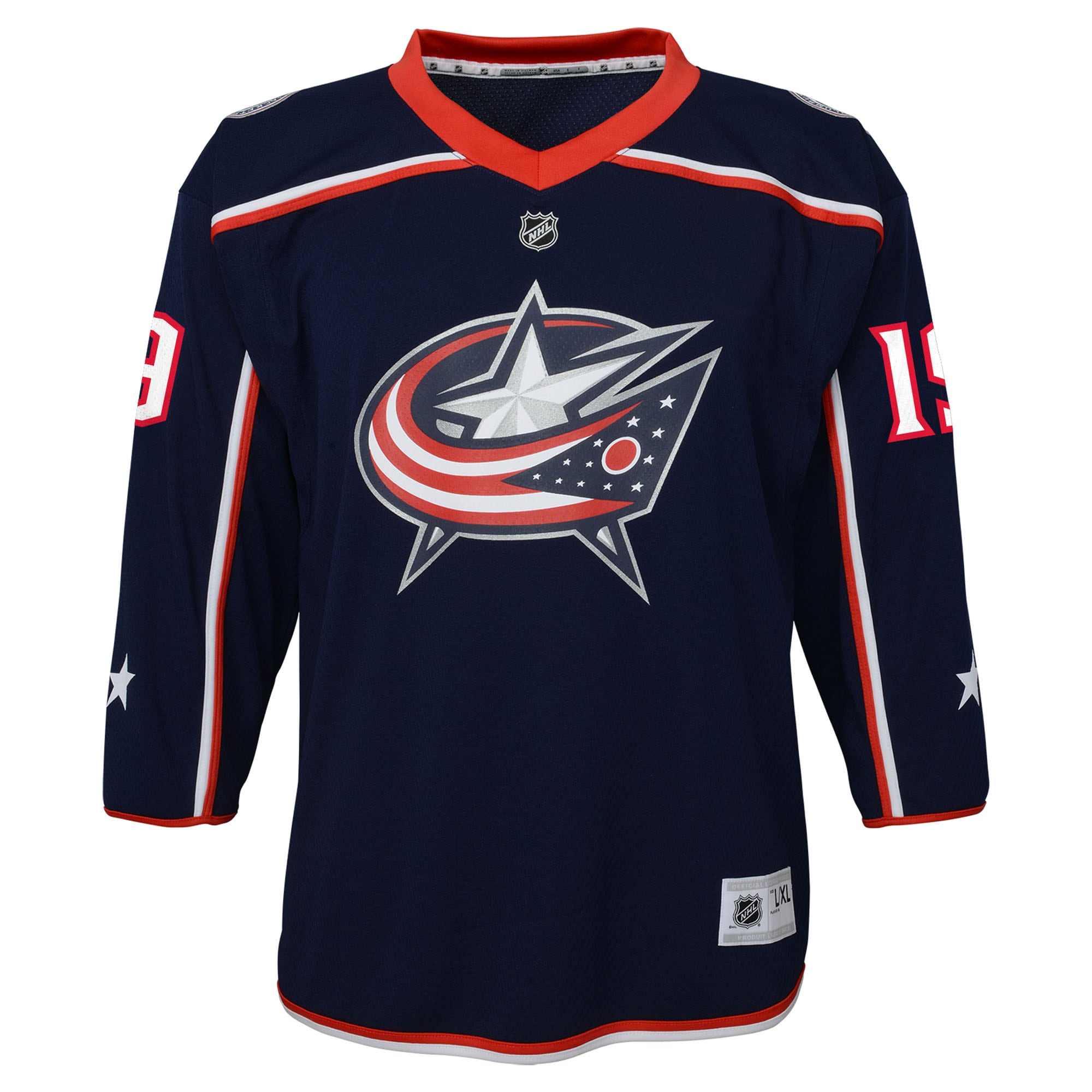 Alternative view of Youth Columbus Blue Jackets Adam Fantilli Outerstuff Blue Alternate Player Hockey Jersey - JS174 