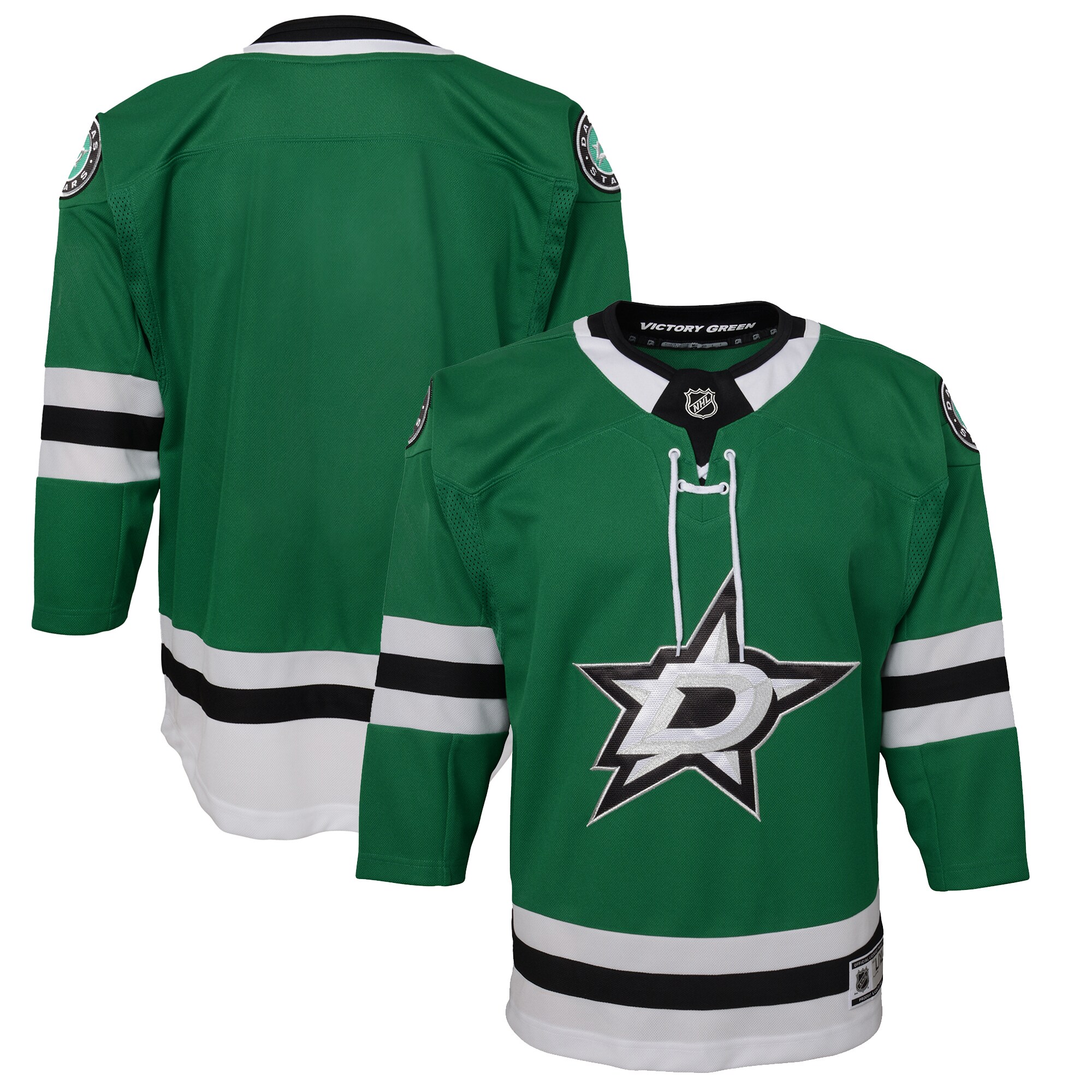 Youth Dallas Stars Green Home Premier Hockey Jersey - JS663 